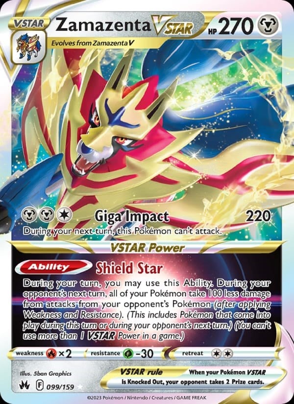 Zamazenta VSTAR - Crown Zenith #099