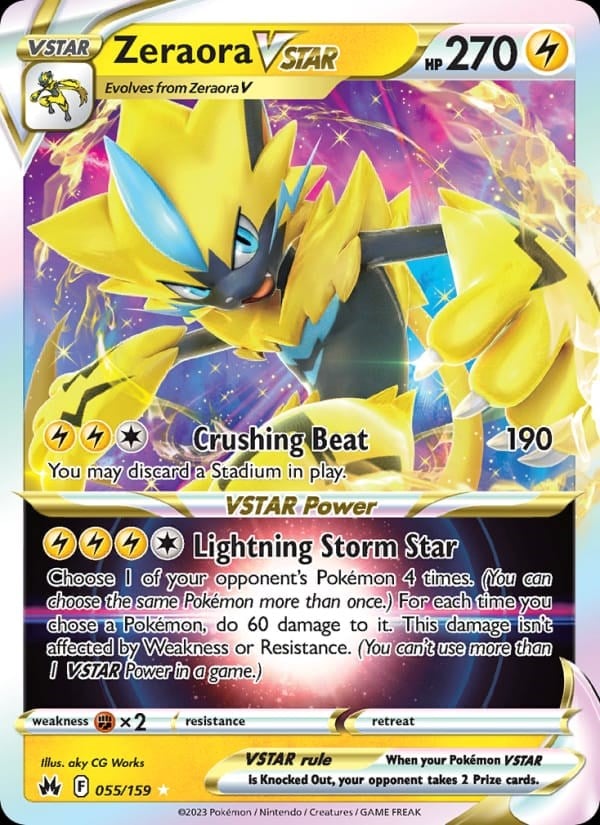 Zeraora VSTAR - Crown Zenith #055
