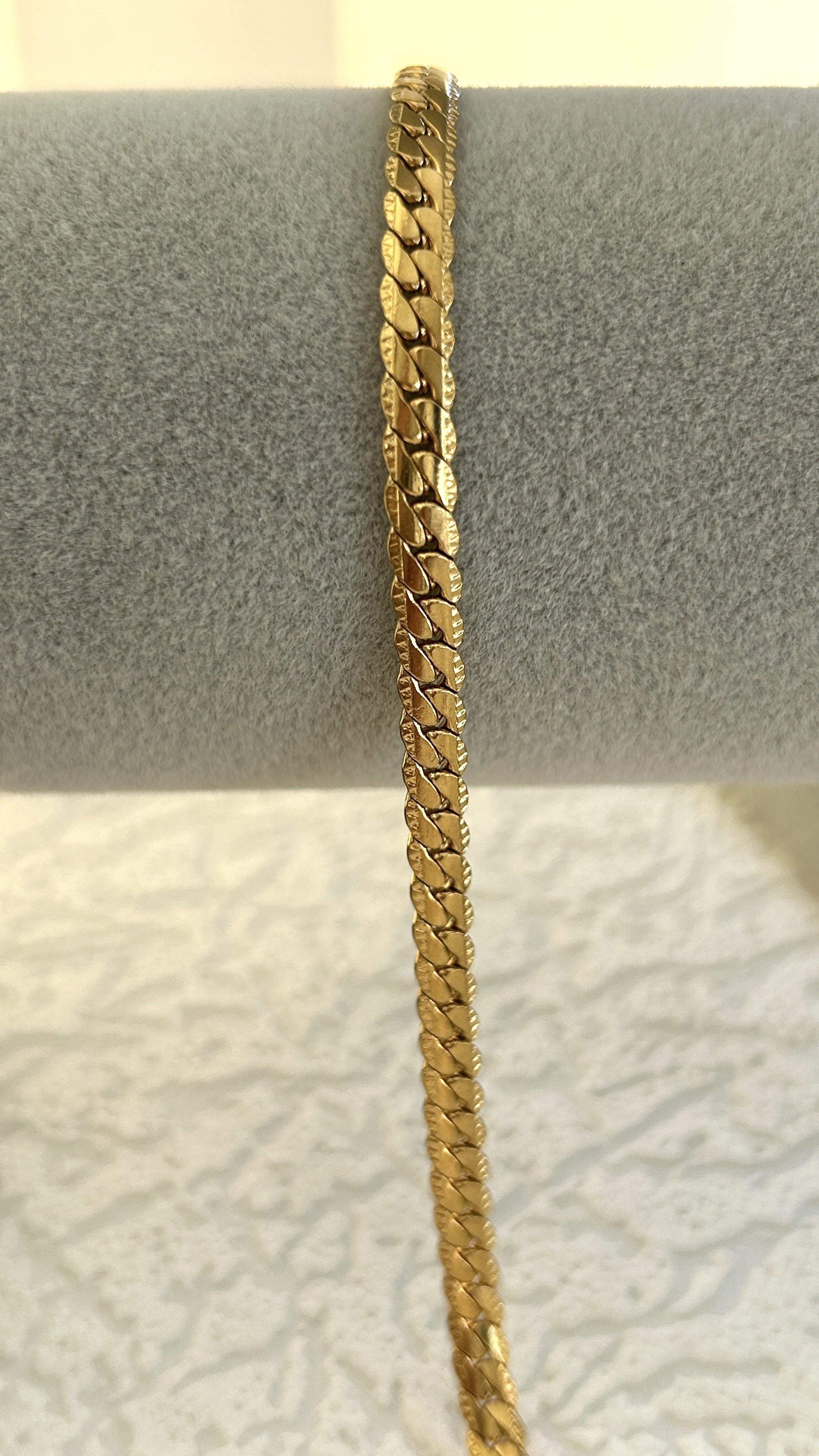 Balıksırtı Çelik Gold Bileklik 