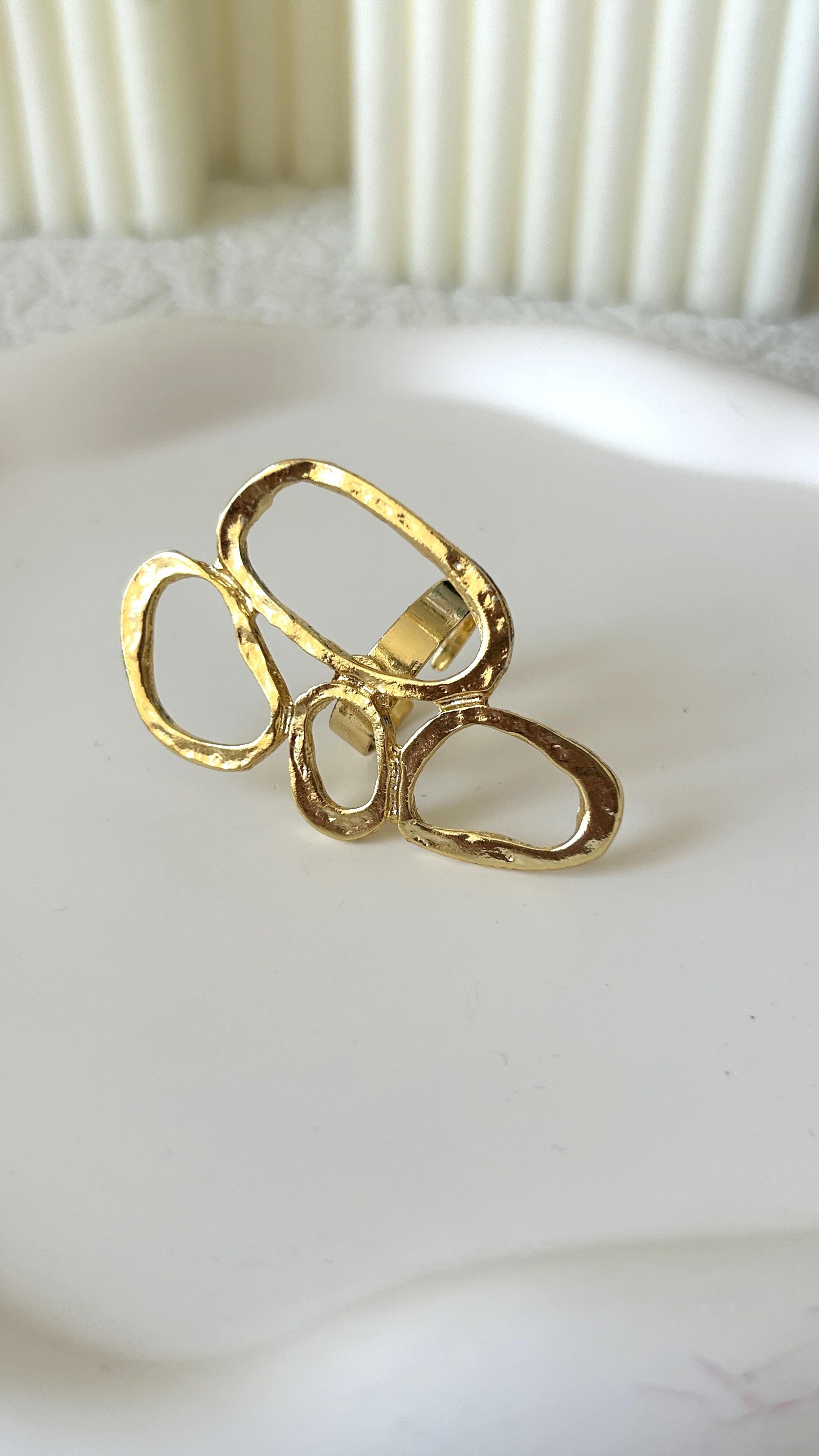 Geometrik Ayarlanabilir Yüzük