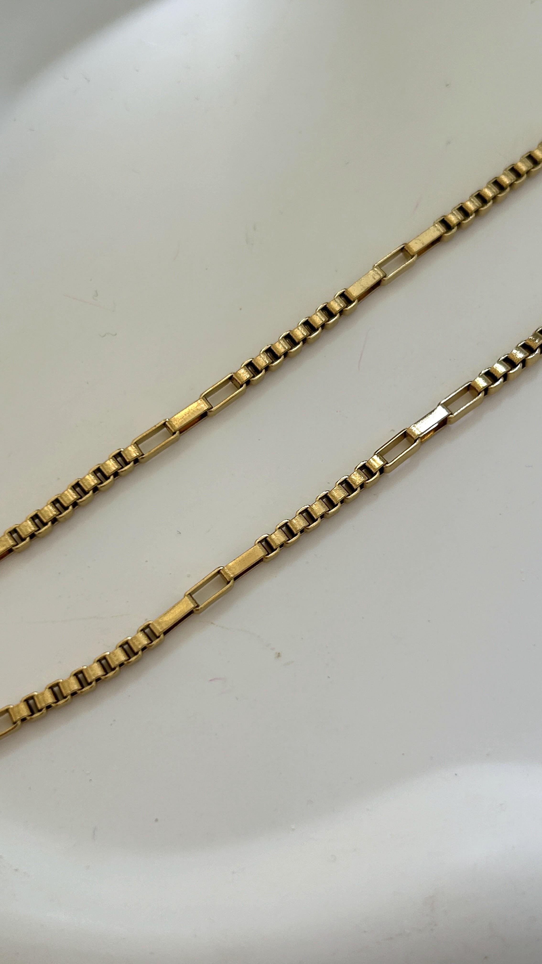 Gold Zincir Çelik Kolye