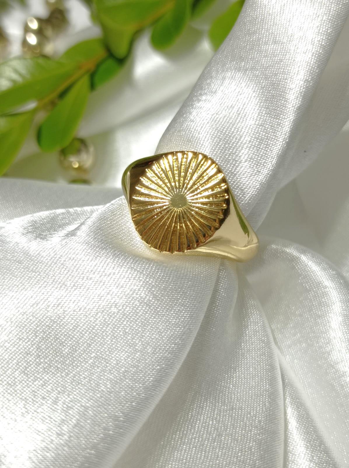 Güneş Çelik Yüzük Ayarlanabilir