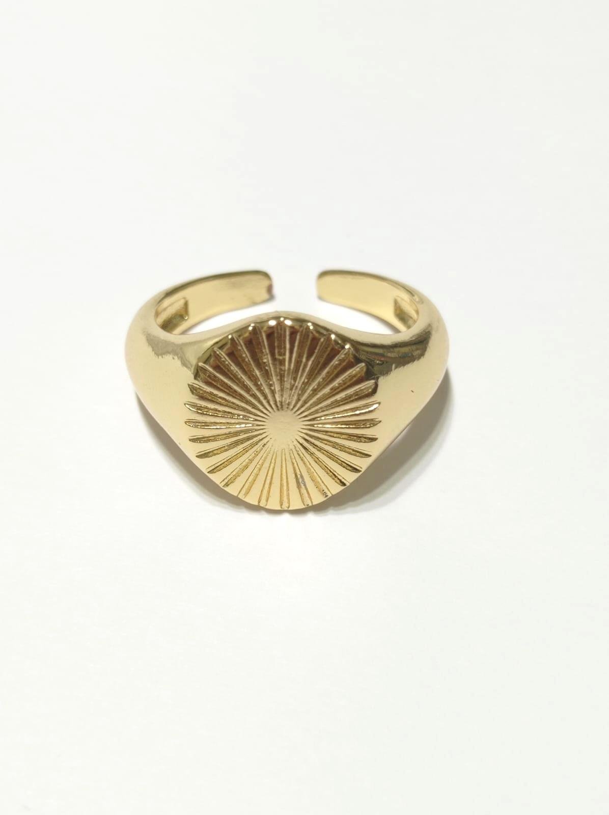 Güneş Çelik Yüzük Ayarlanabilir