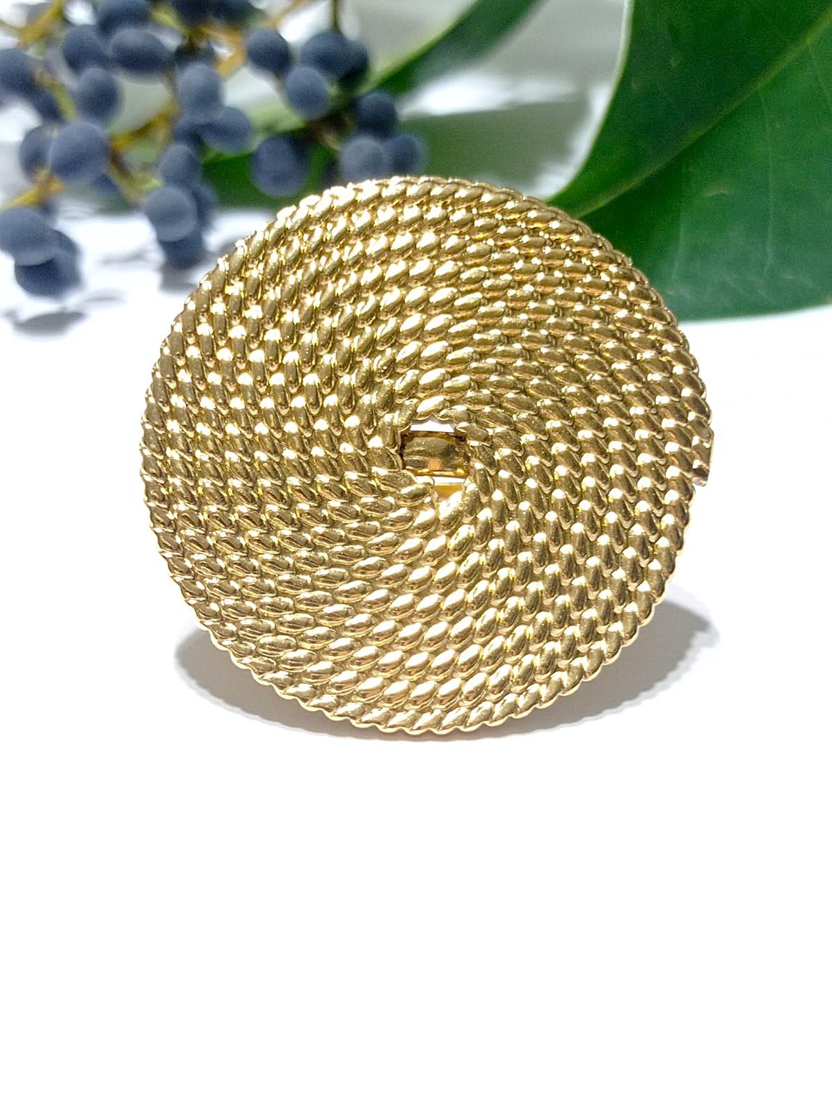 Hasır Desen Çelik Yüzük