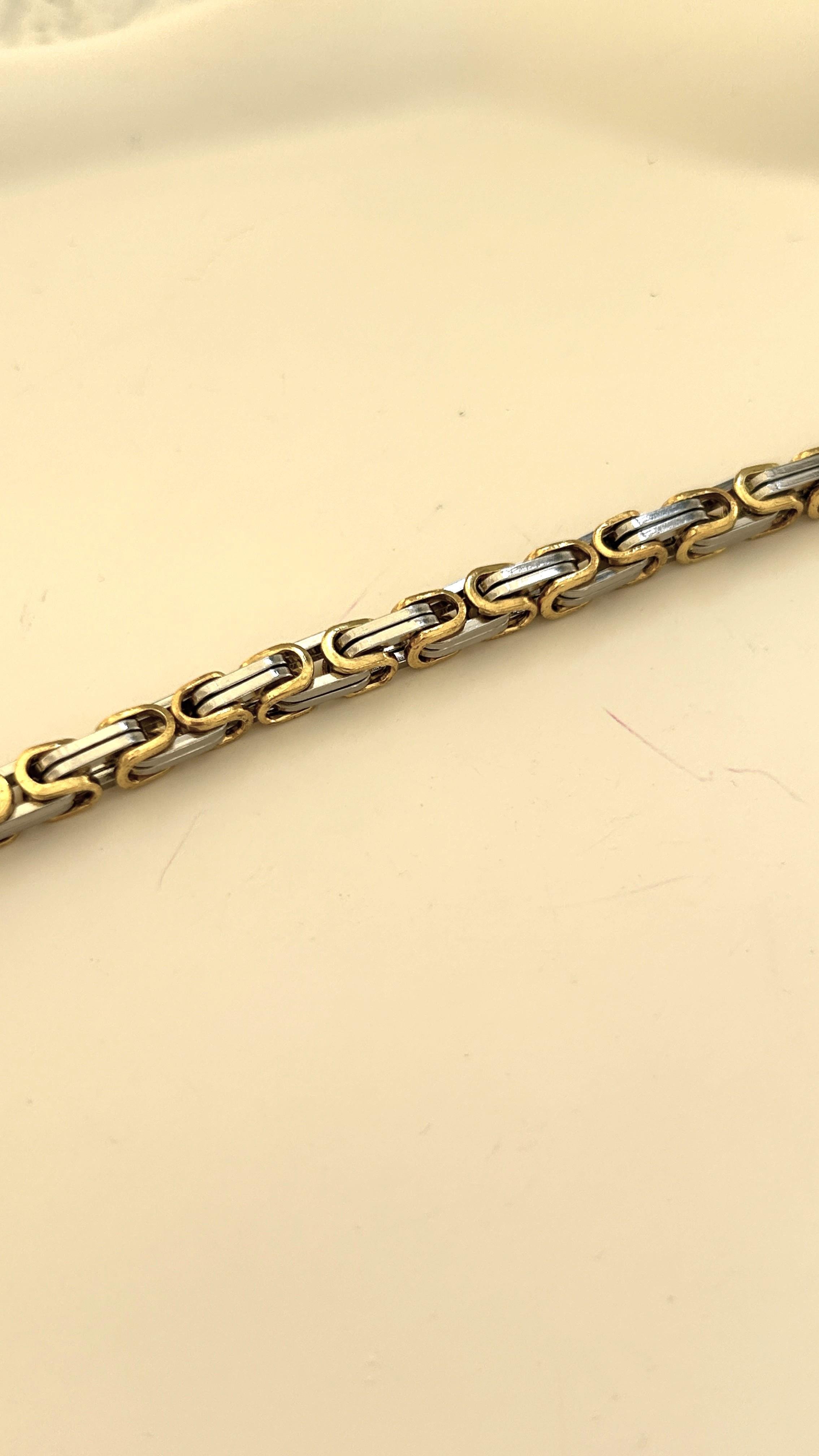 Kral Rose Gümüş Çelik Bileklik