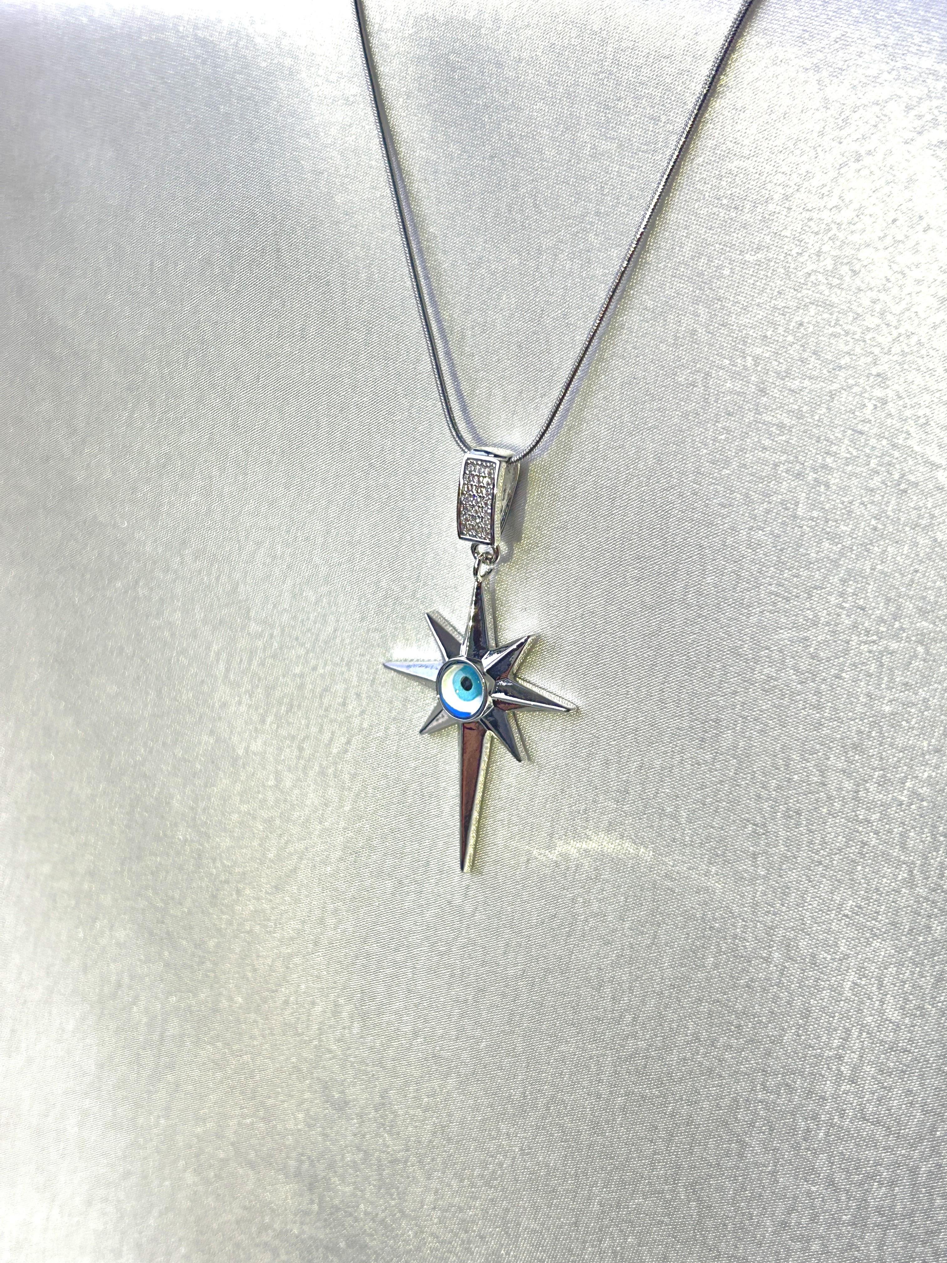 KUTUP YILDIZI SİLVER KOLYE