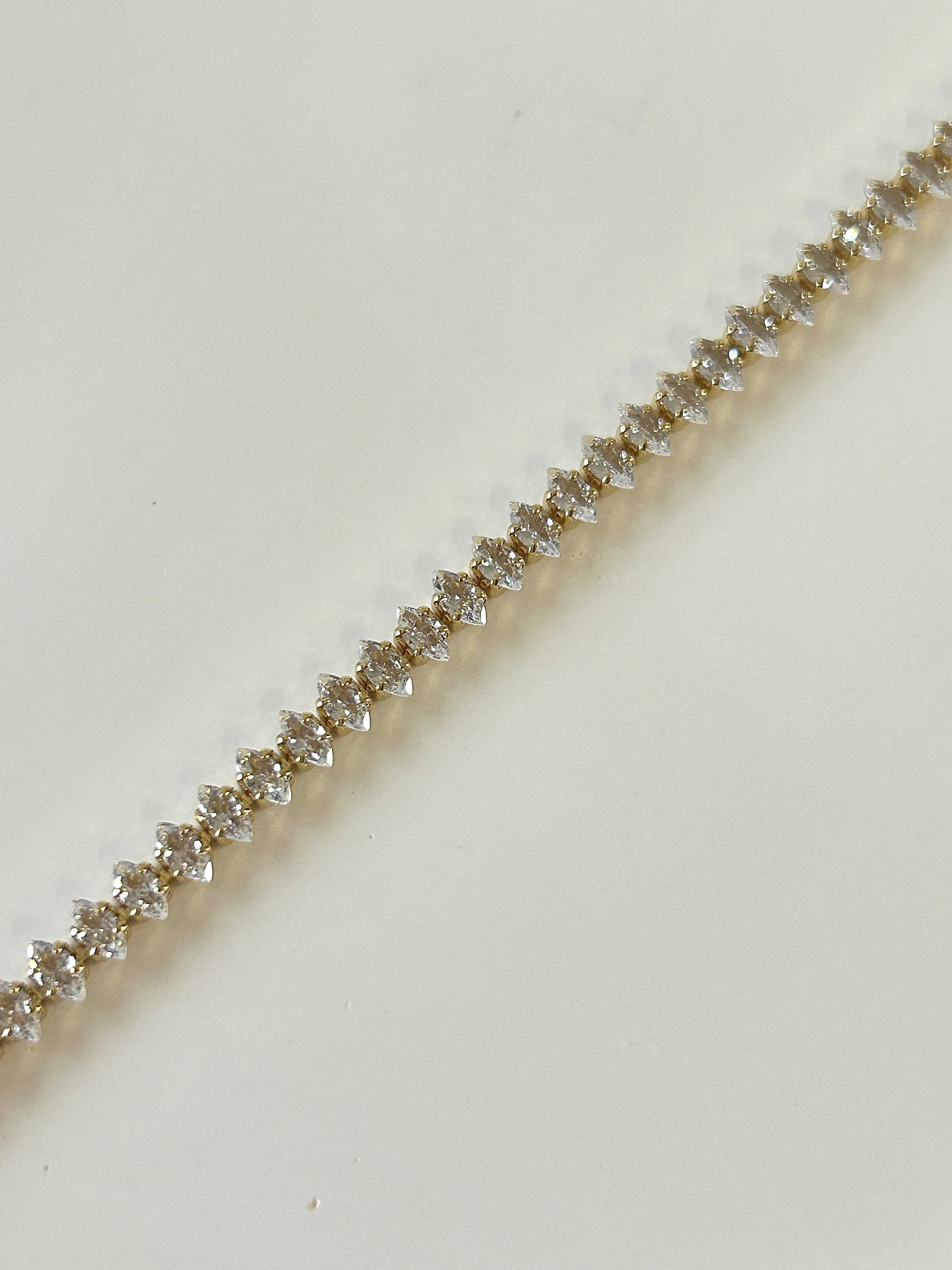 Premium Damla Model Suyolu Gold Bileklik