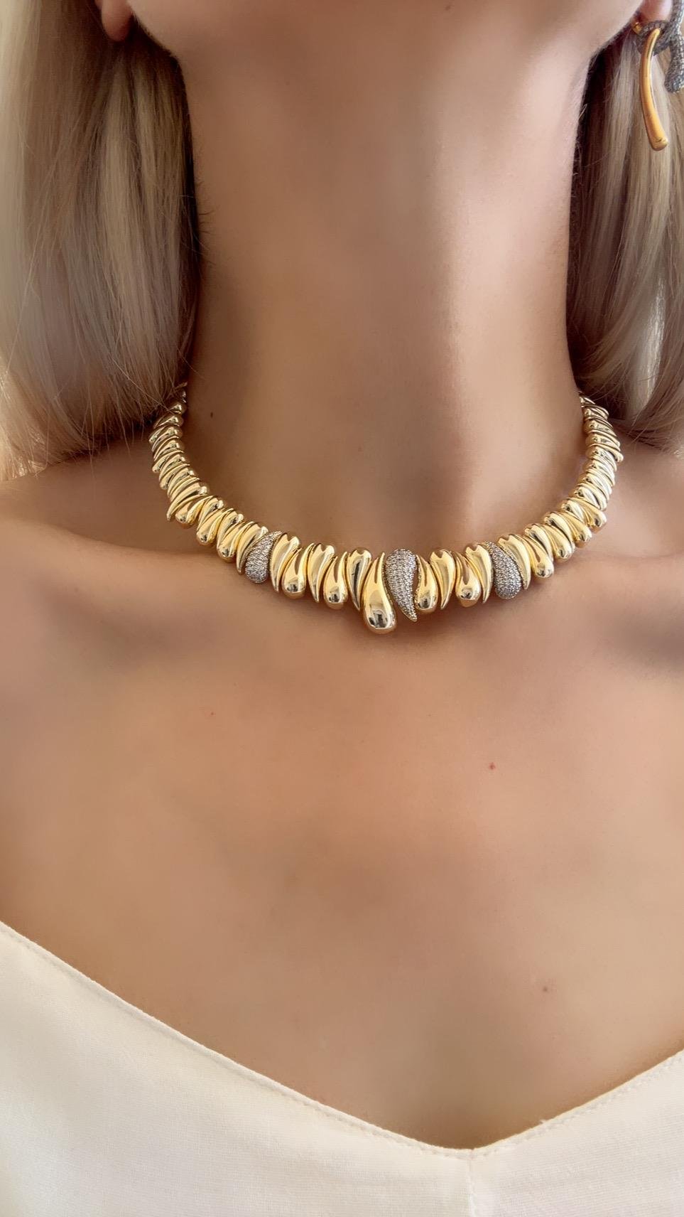 Premium Sıralı Damla Model Kolye