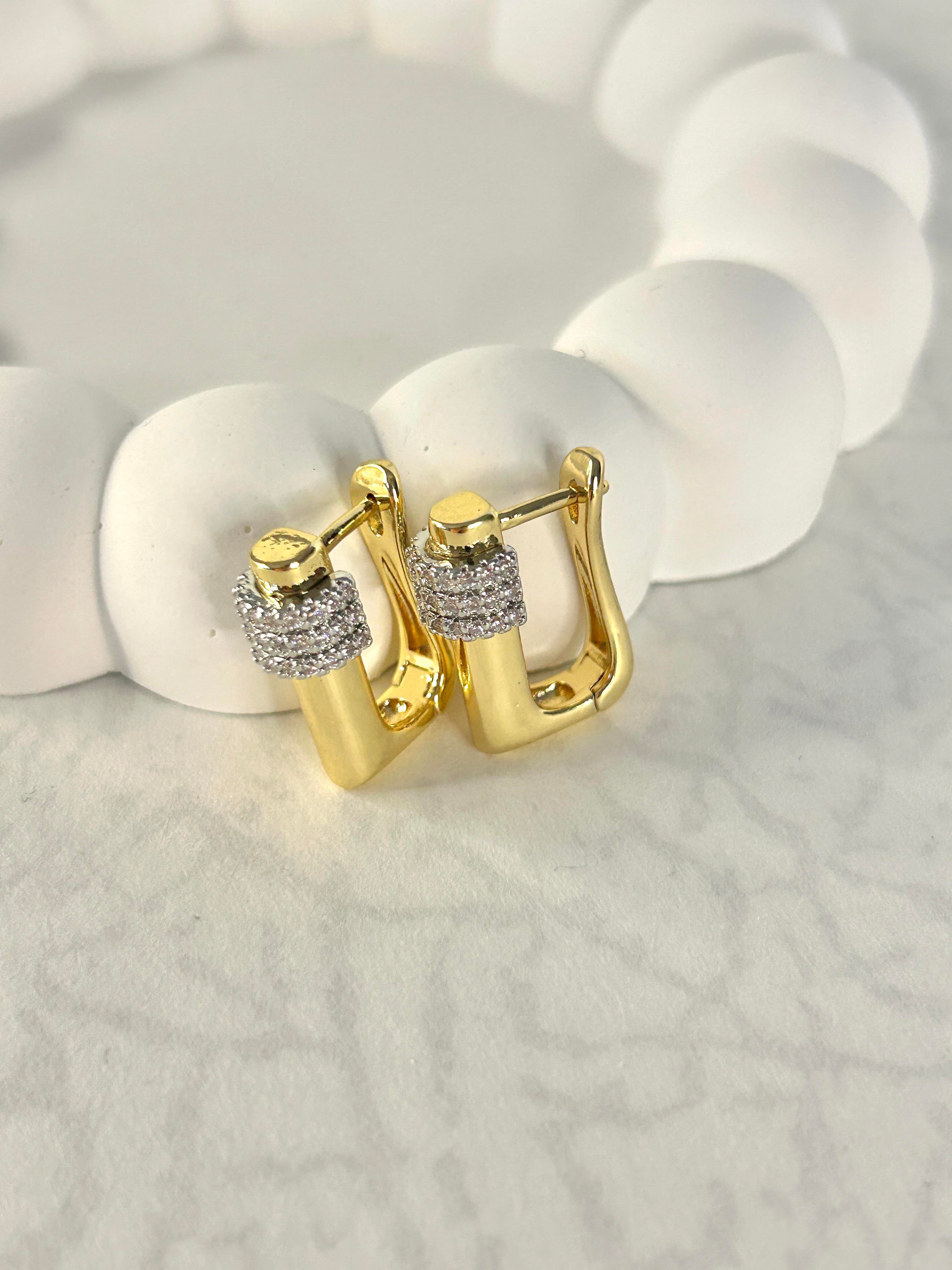 Premium Zirkon Taş Detay Küpe