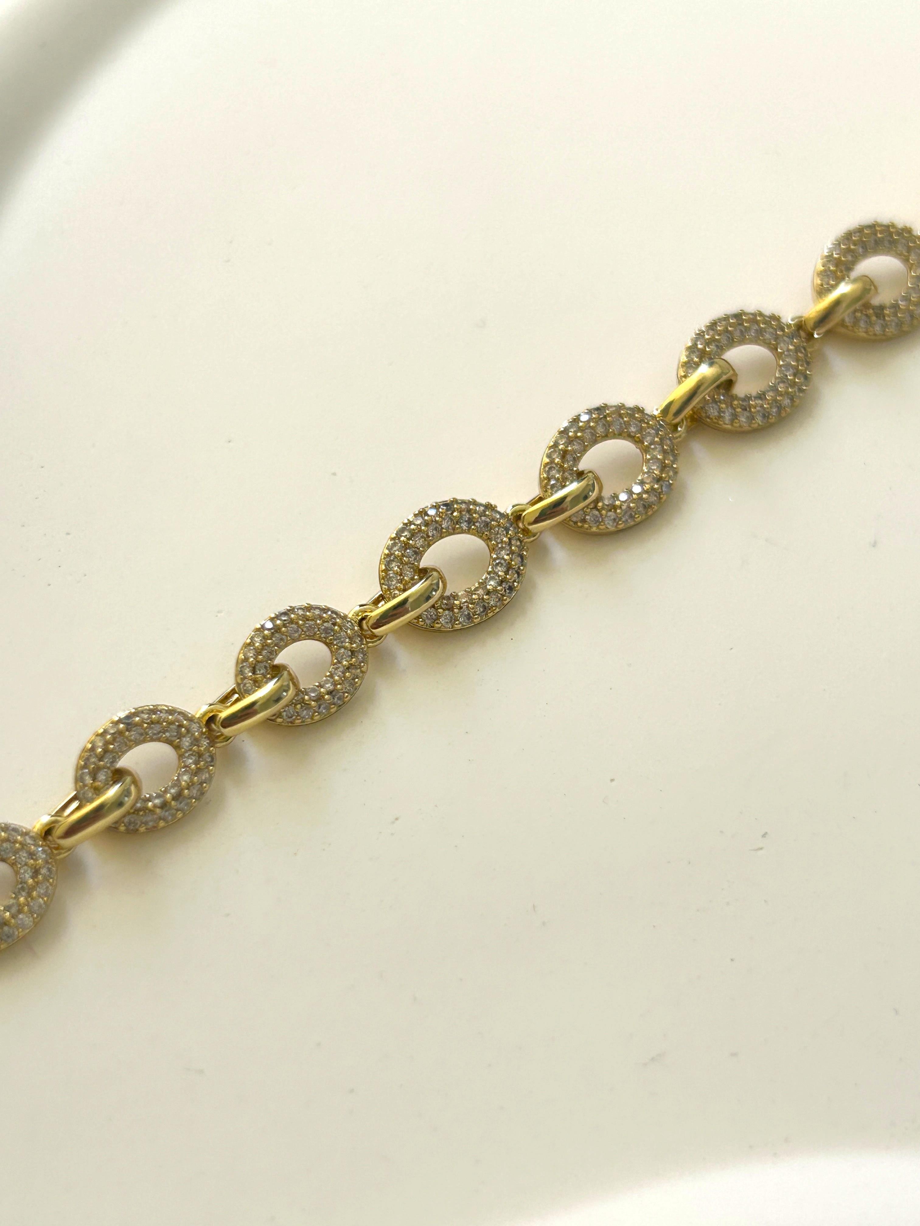 Premium Zirkon Taşlı Halka Bileklik