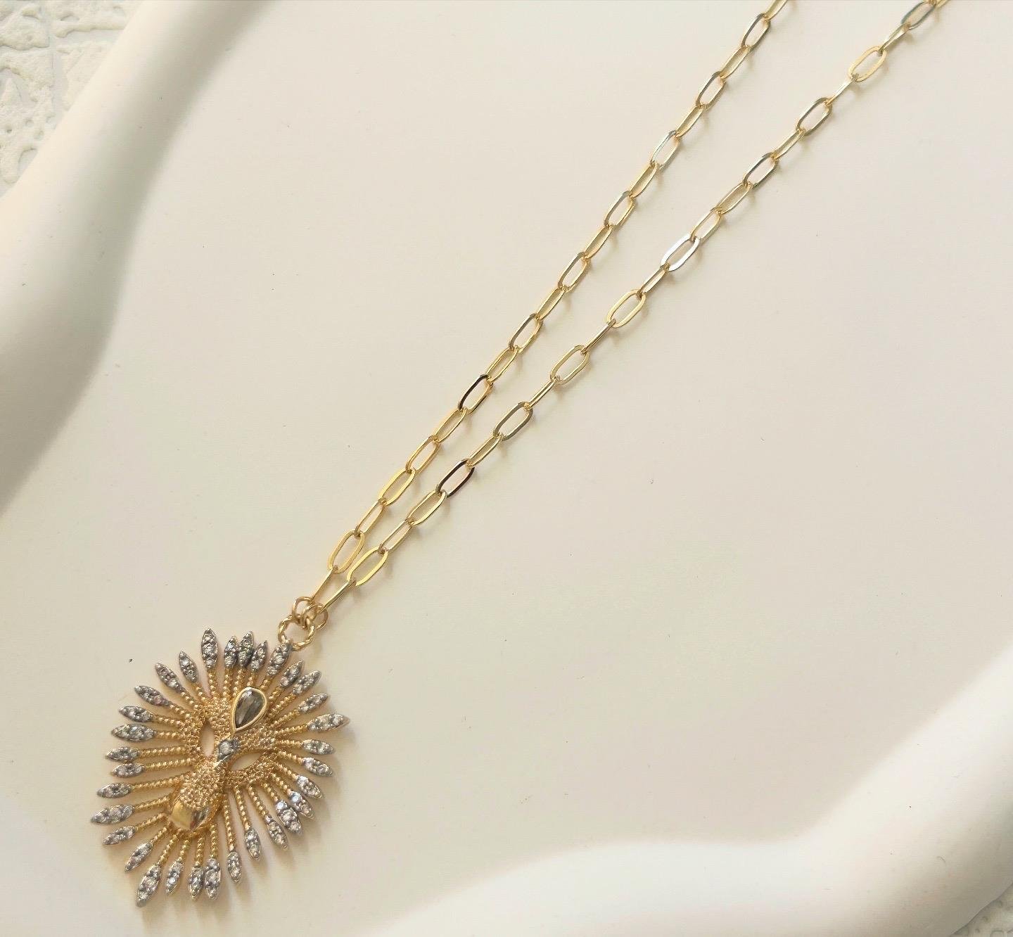 Premium Zirkon Taşlı Lion Kolye