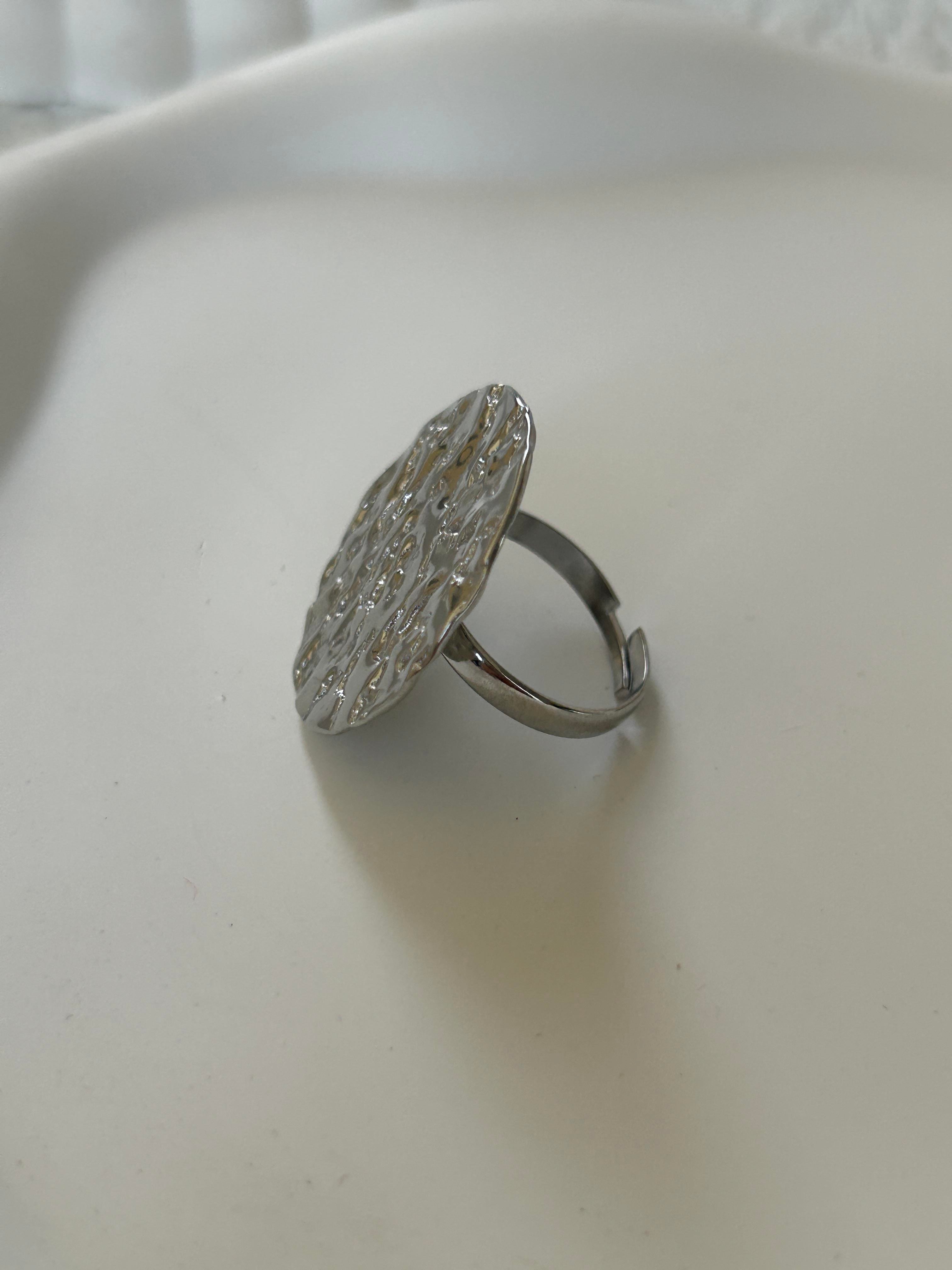 Silver Tabaka Yüzük