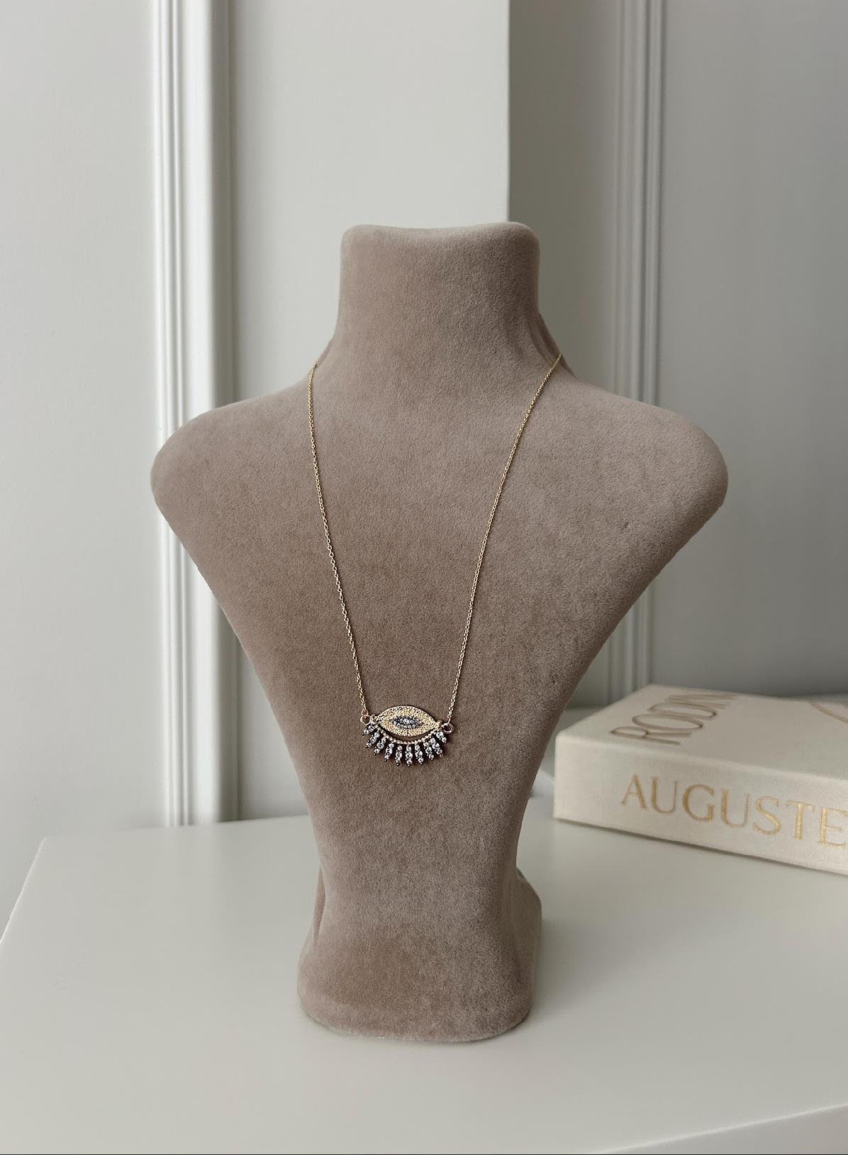 Taşlı Marka Model Göz Kolye