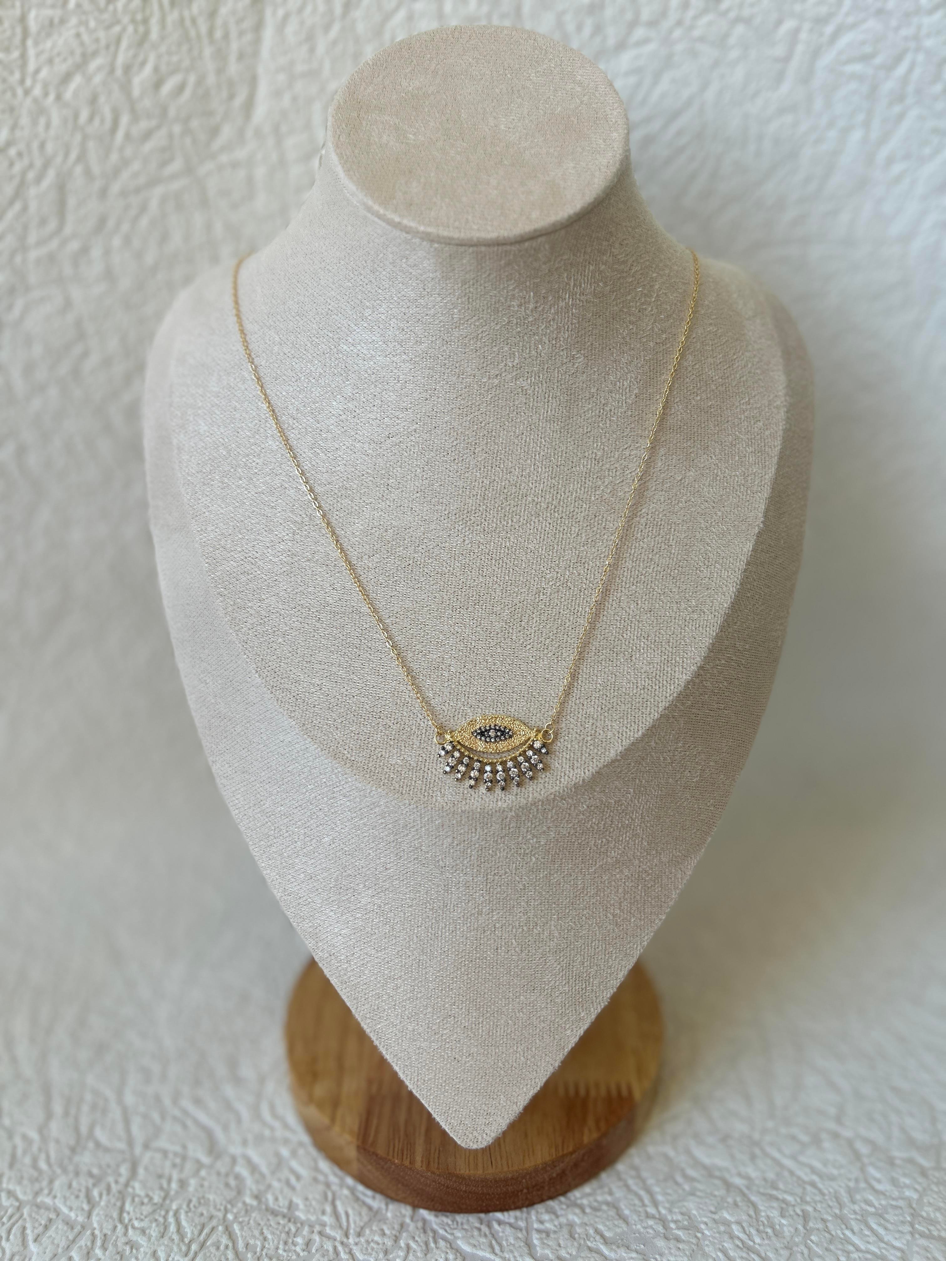 Taşlı Marka Model Göz Kolye