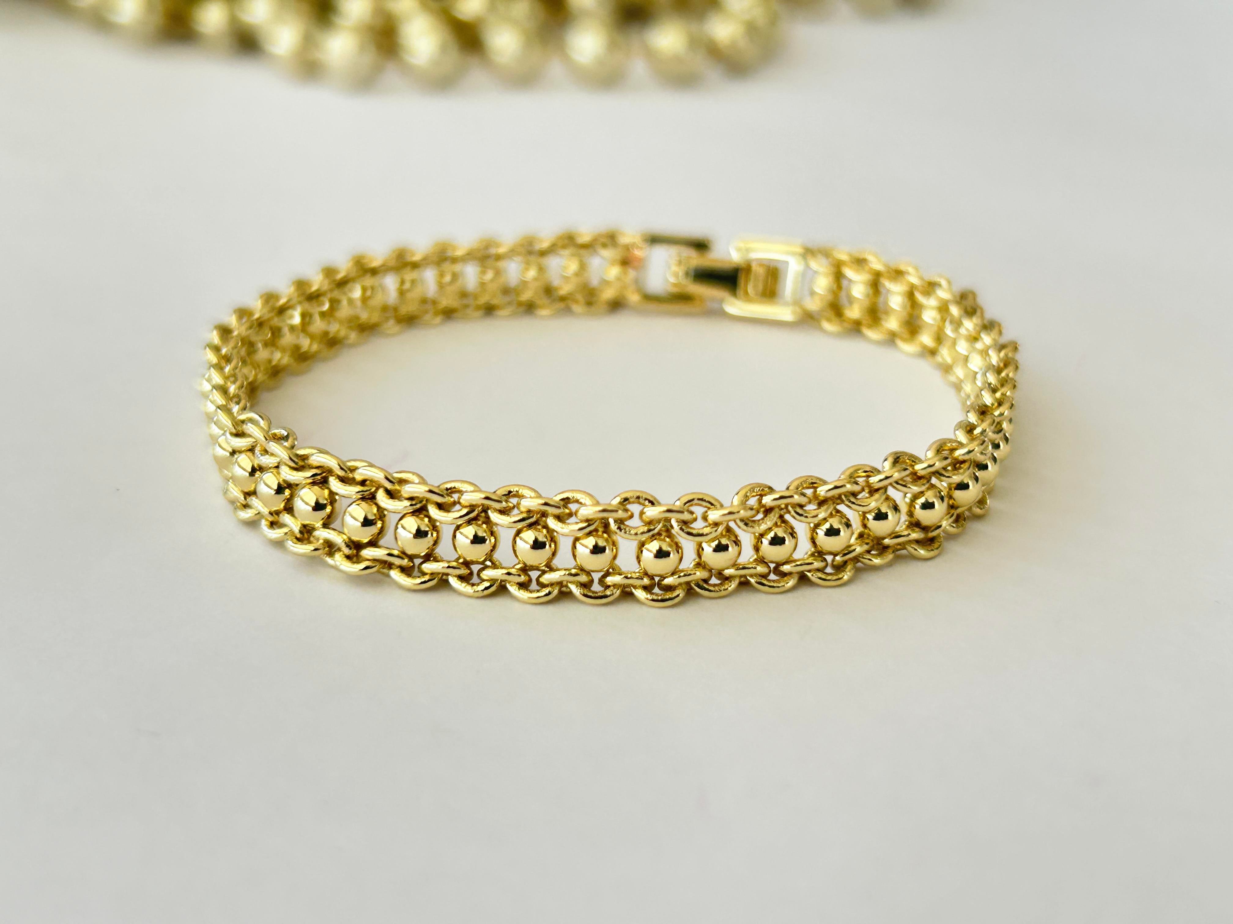 Top Gold Zincir Çelik Bileklik