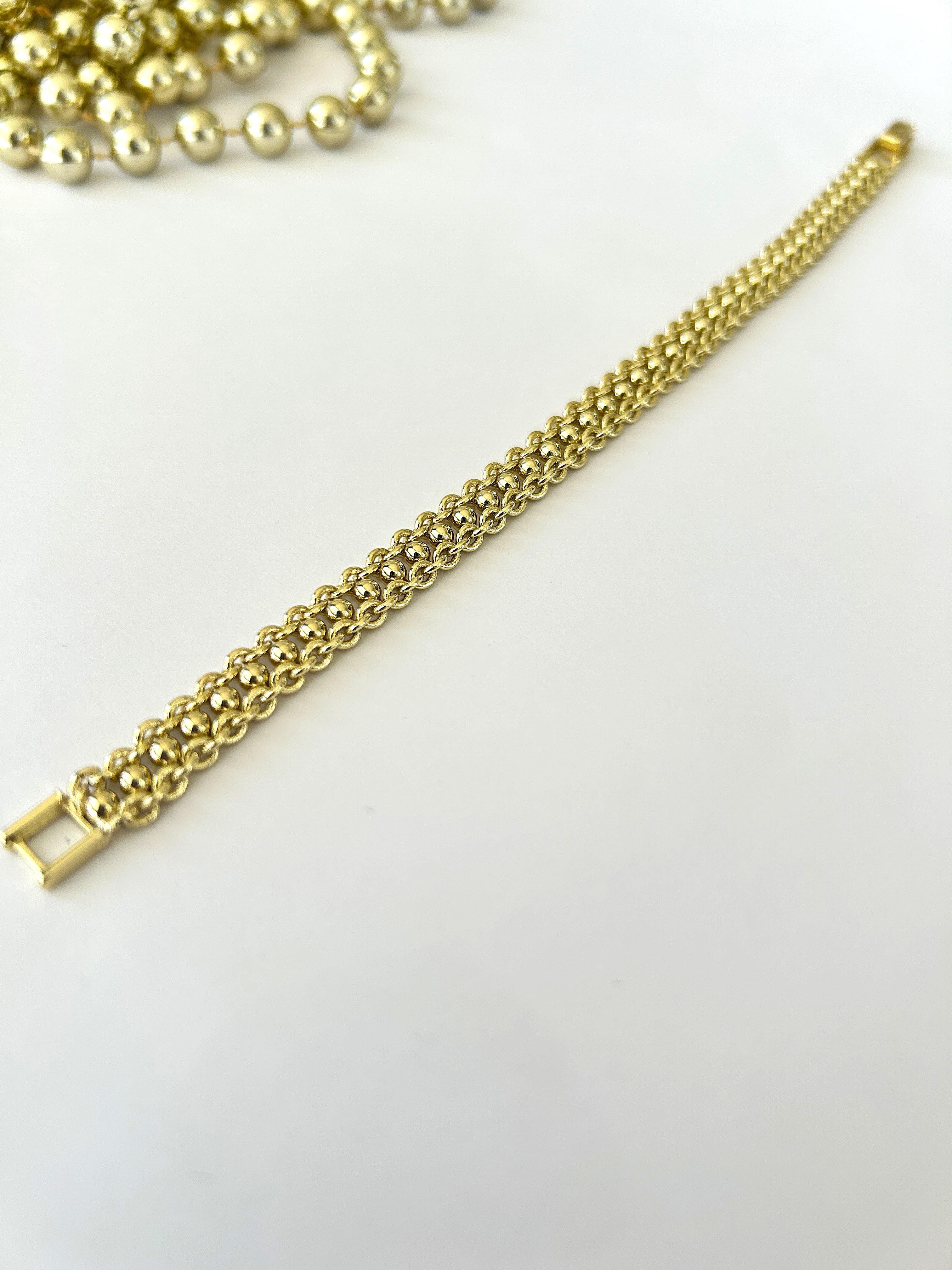 Top Gold Zincir Çelik Bileklik