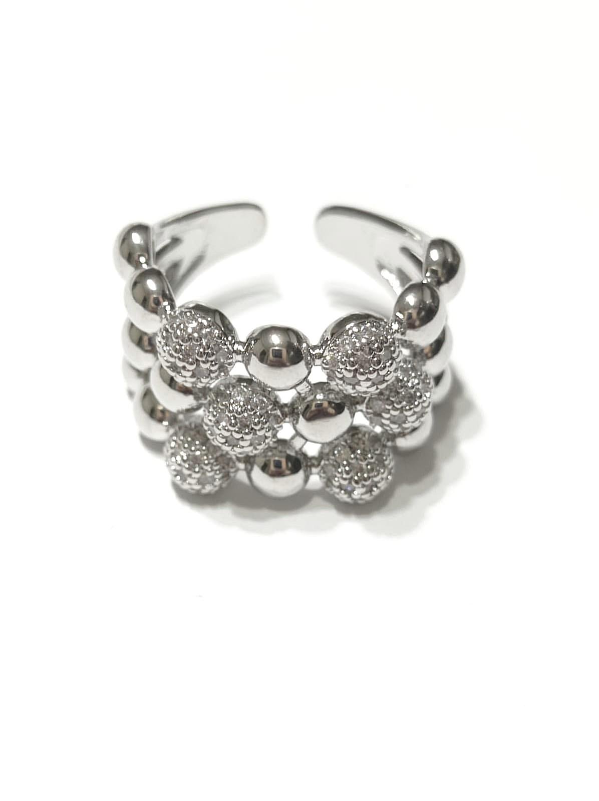 Top Silver Çelik Yüzük