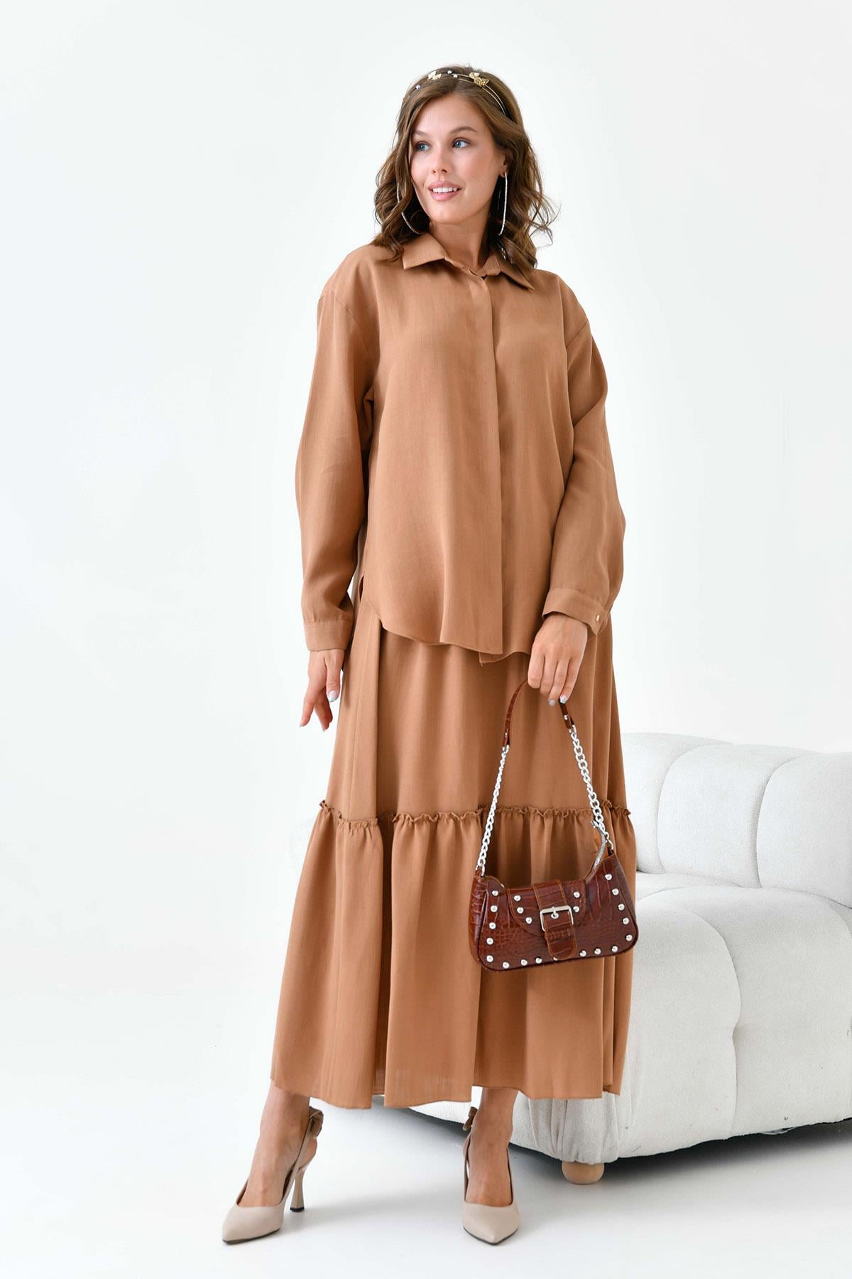 Keten Etekli Takım Camel