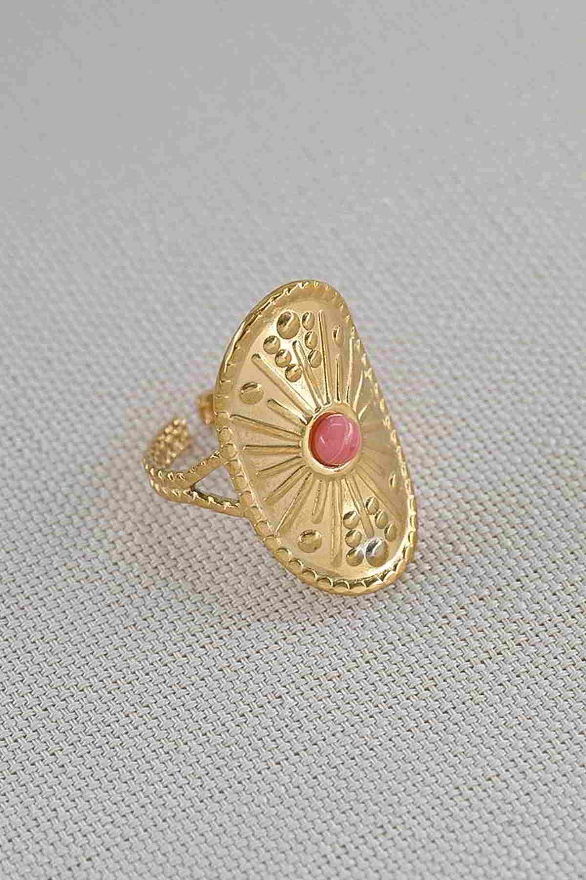 Çelik Gold  Sakura Yüzük