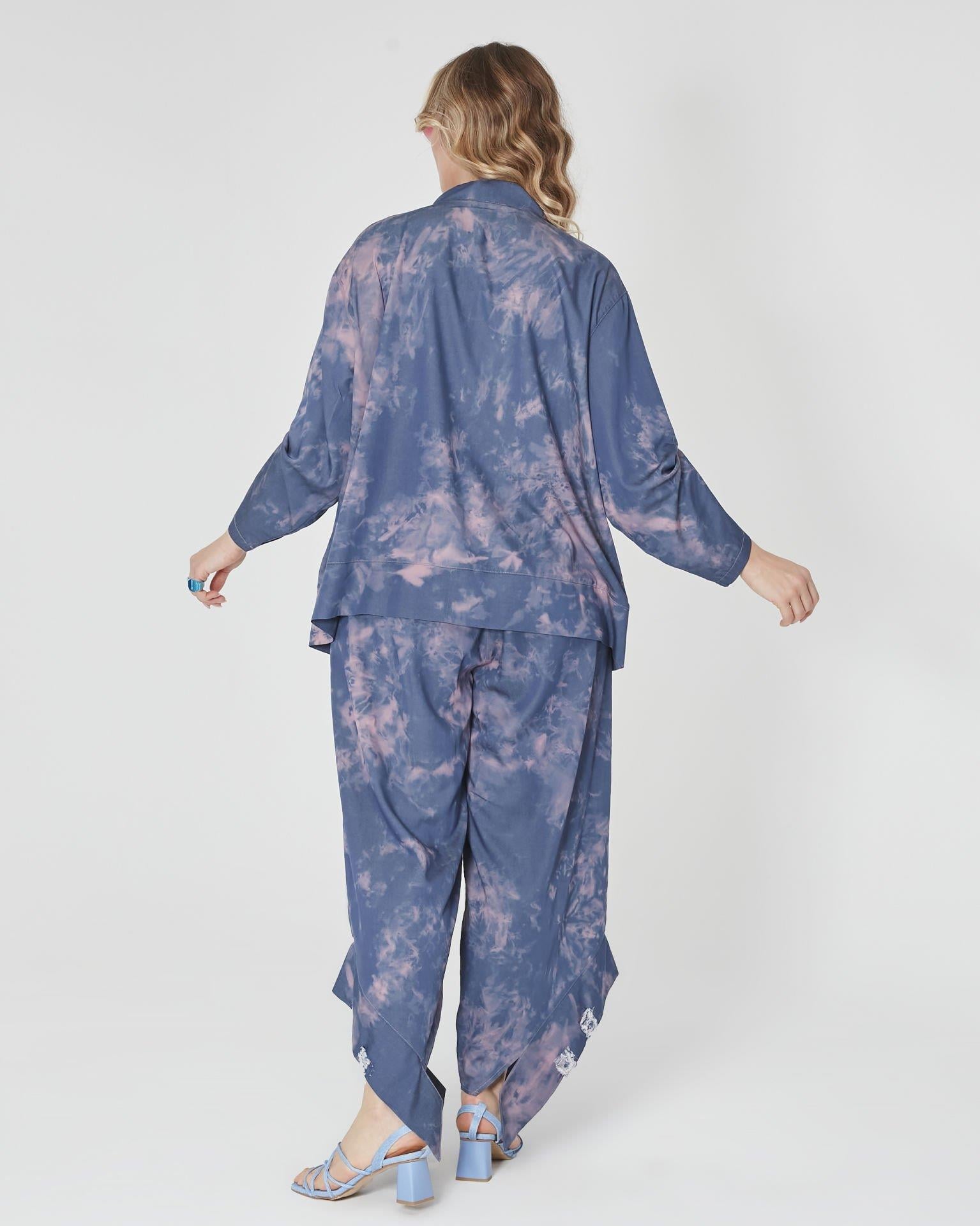 Batik Desenli İkili Takım