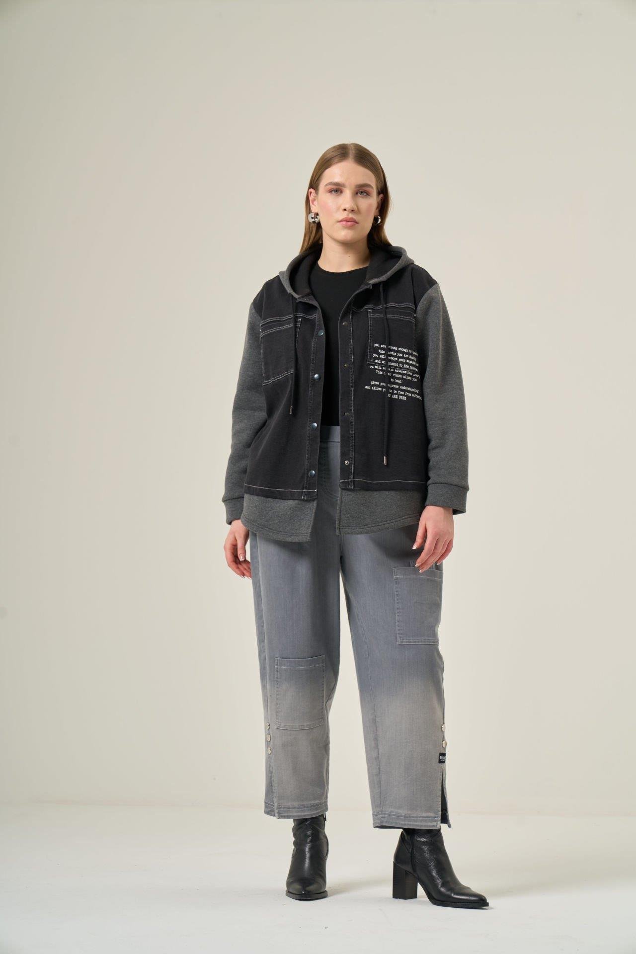 Denim Kapşonlu Ceket