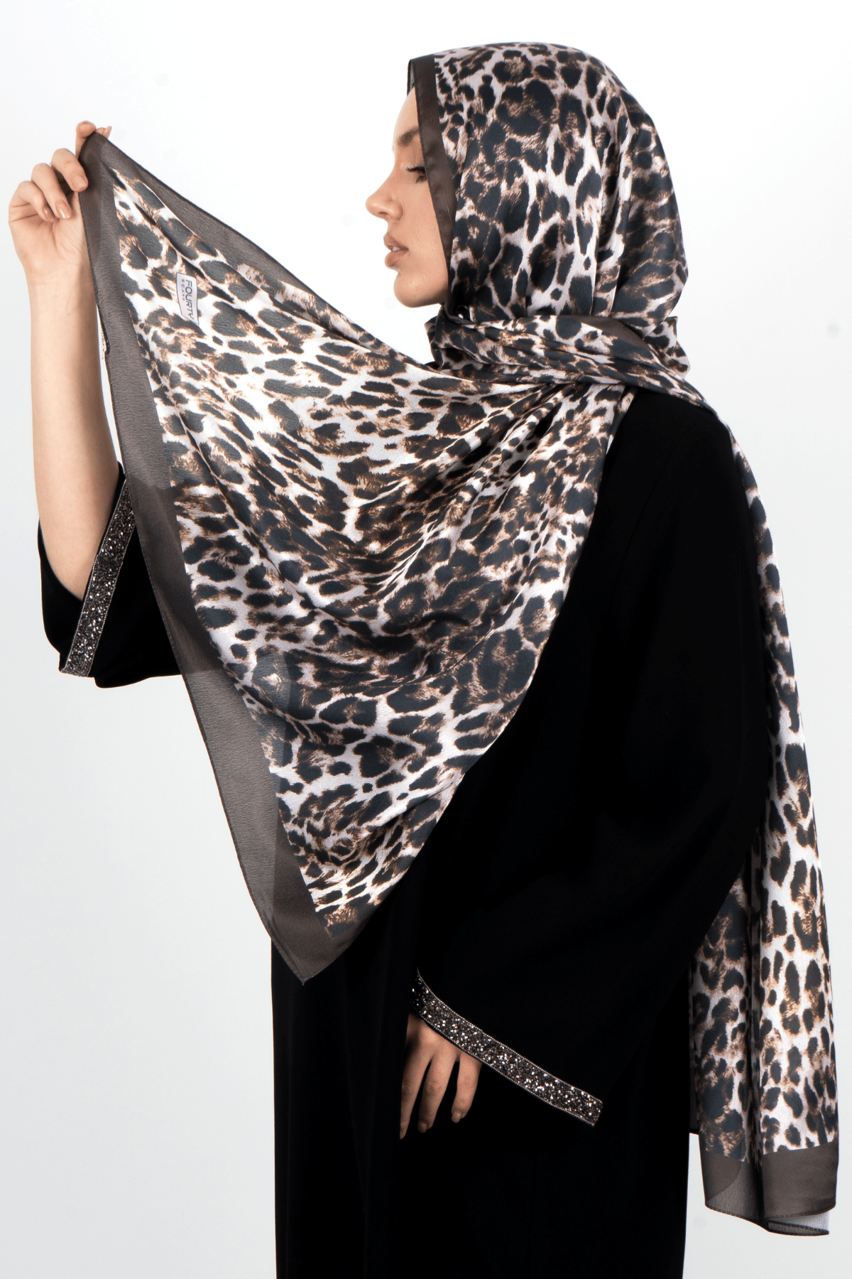 yeşil vual ipek şal