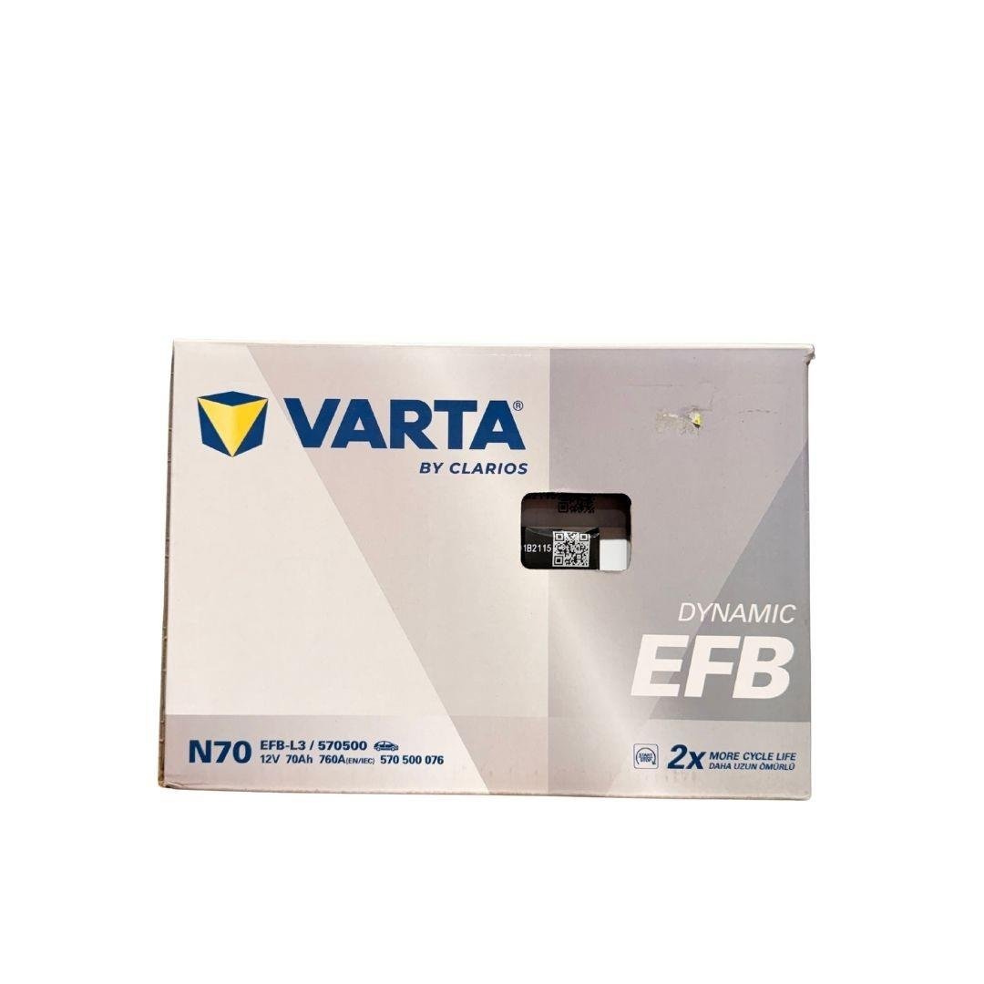 VARTA N70 12V 70AH 760EN EFB