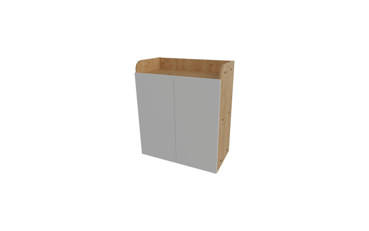 Aura İki Kapaklı Uzun Dolap