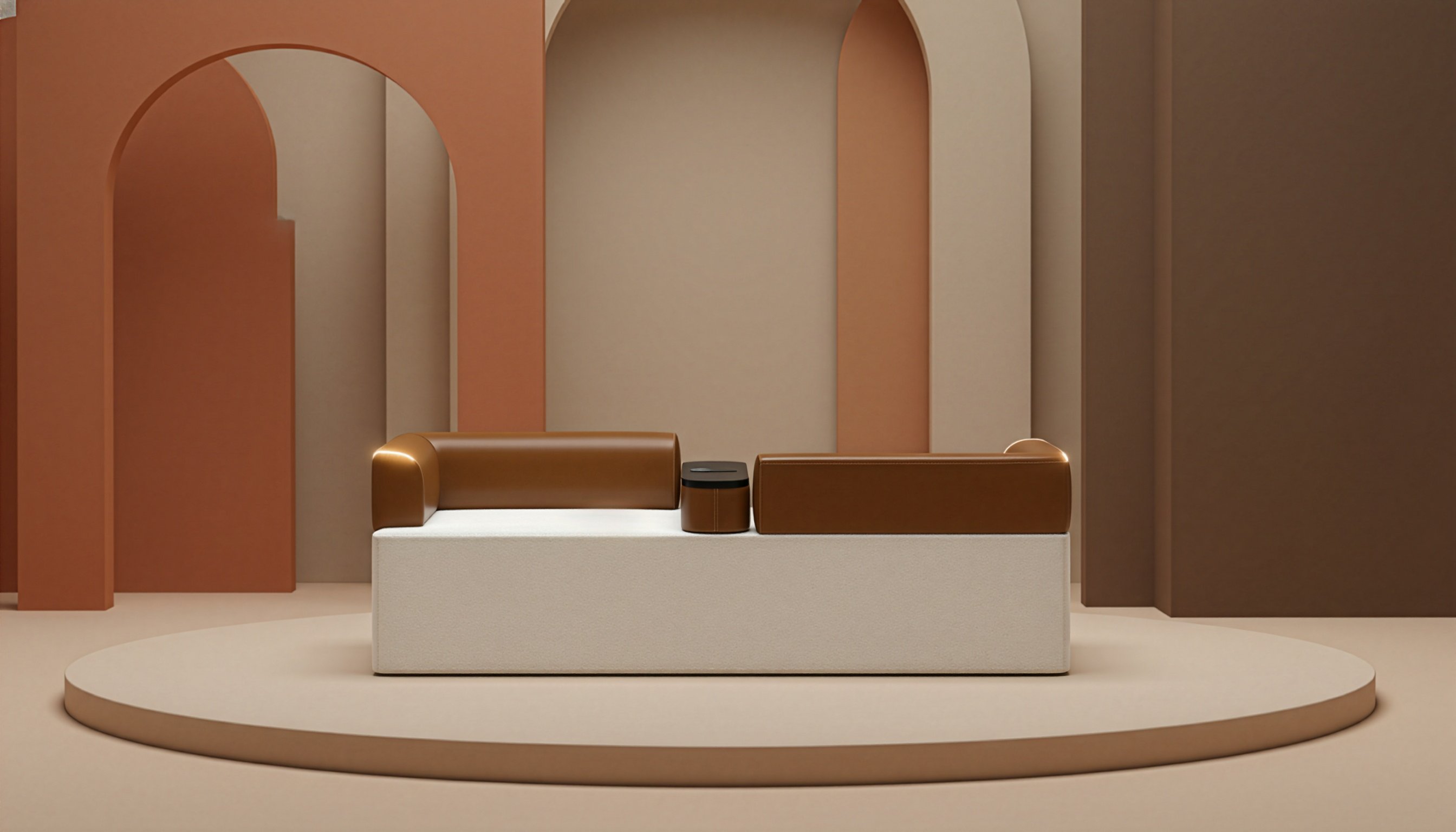 Cloud Çift Arkalık Bekleme Ünitesi | Melamin Sehpalı | Gasell