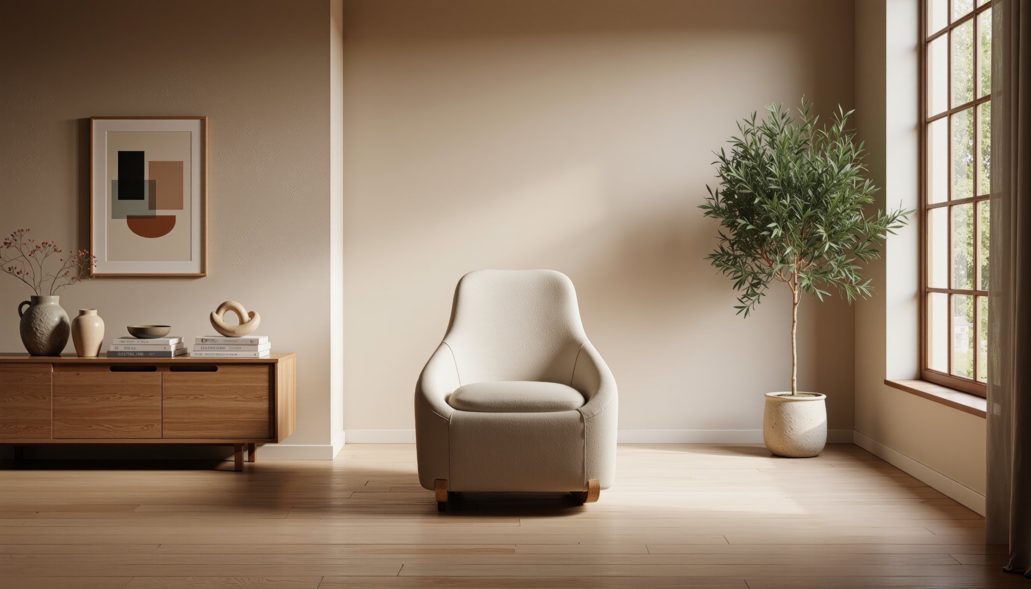 Enigma Berjer | Modern Ofis ve Ev için Ahşap Ayaklı Tekli Koltuk | Gasell