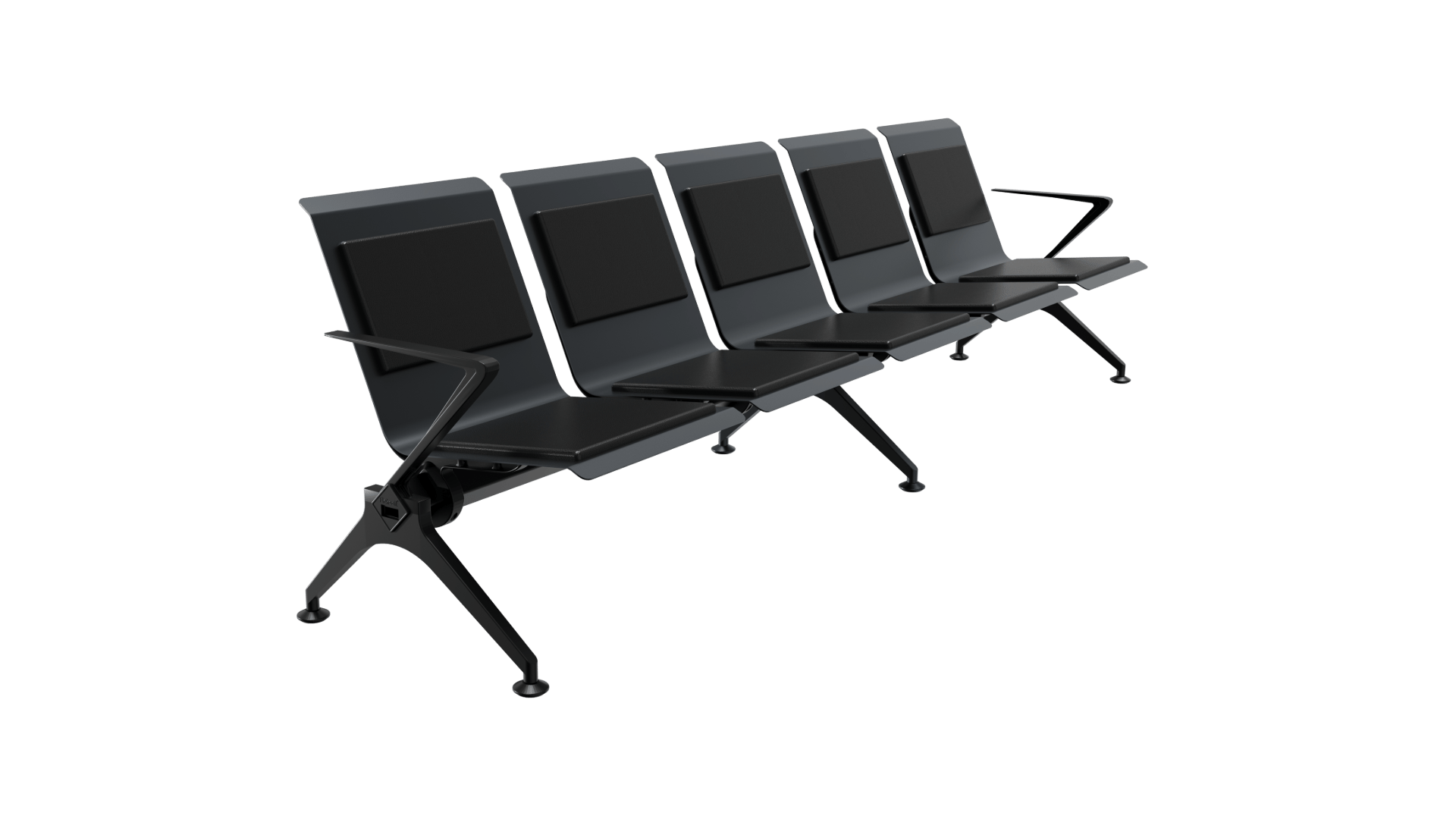 FERRGIO Dörtlü Kollu Bekleme Koltuğu | Maksimum Kapasiteli Terminal Bankı | Gasell