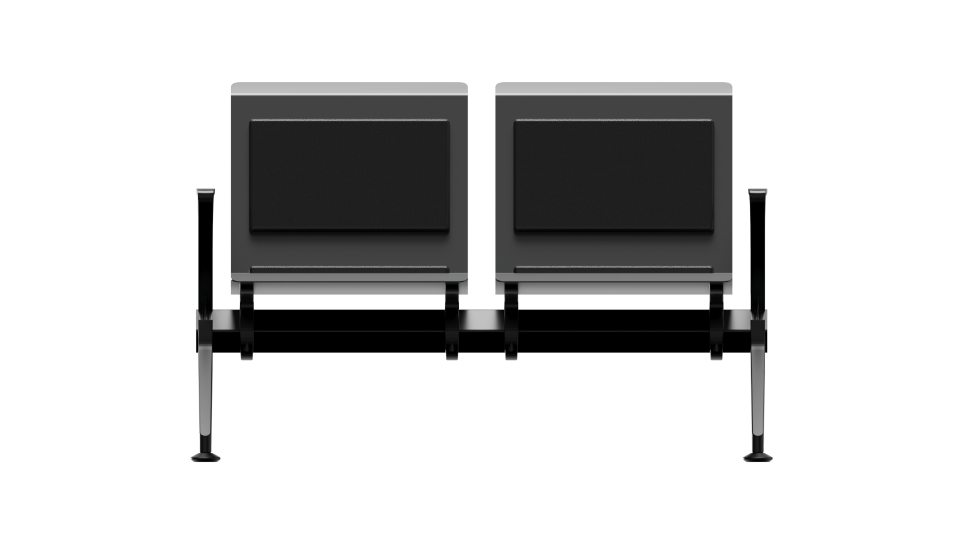 MOE İkili Kolsuz Orta Sehpalı Mesh Sırtlı Bekleme Koltuğu | Fonksiyonel Terminal Bankı | Gasell