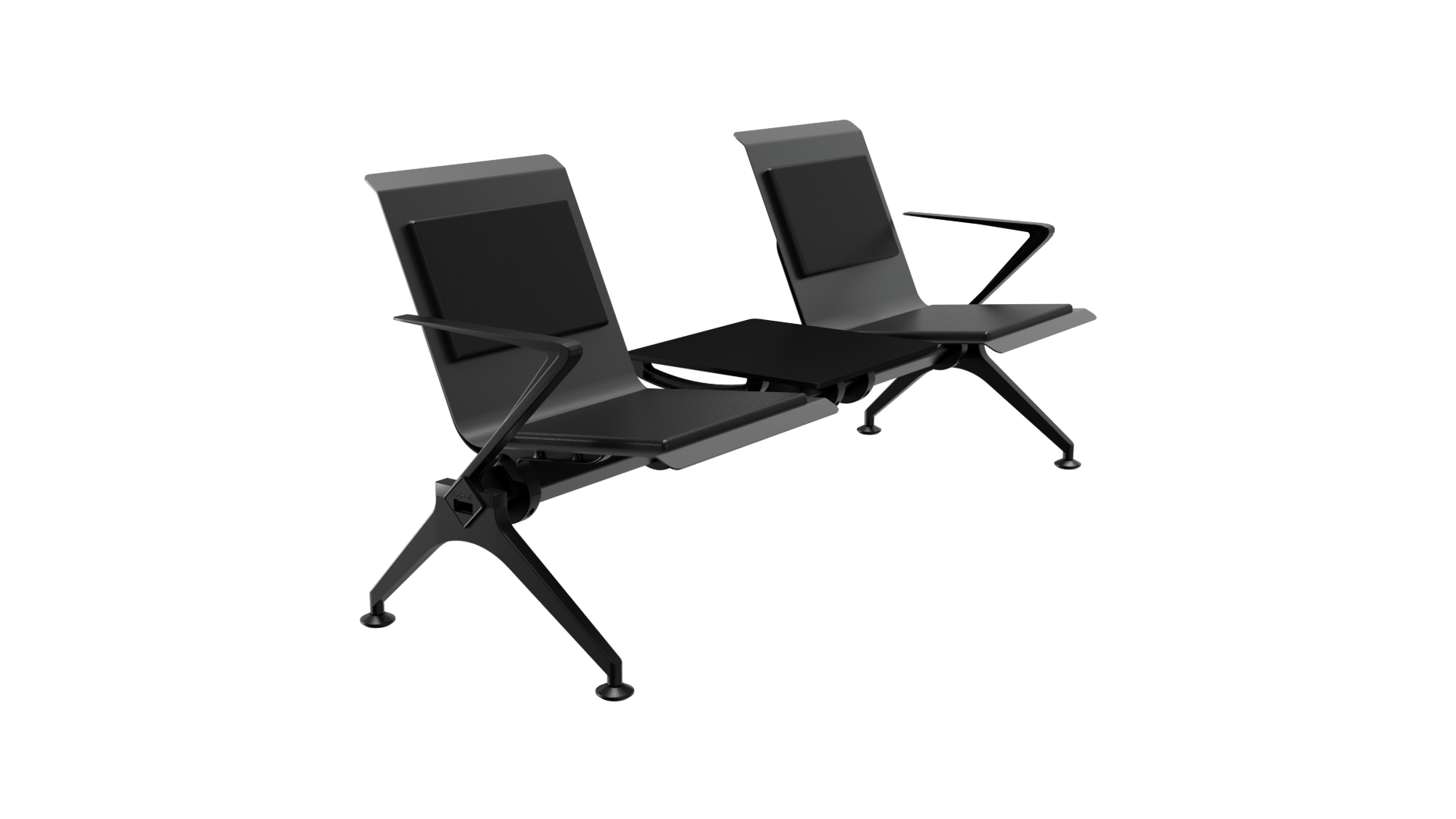 FERRGIO İkili Kollu Bekleme Koltuğu | Ergonomik Terminal Bankı | Gasell