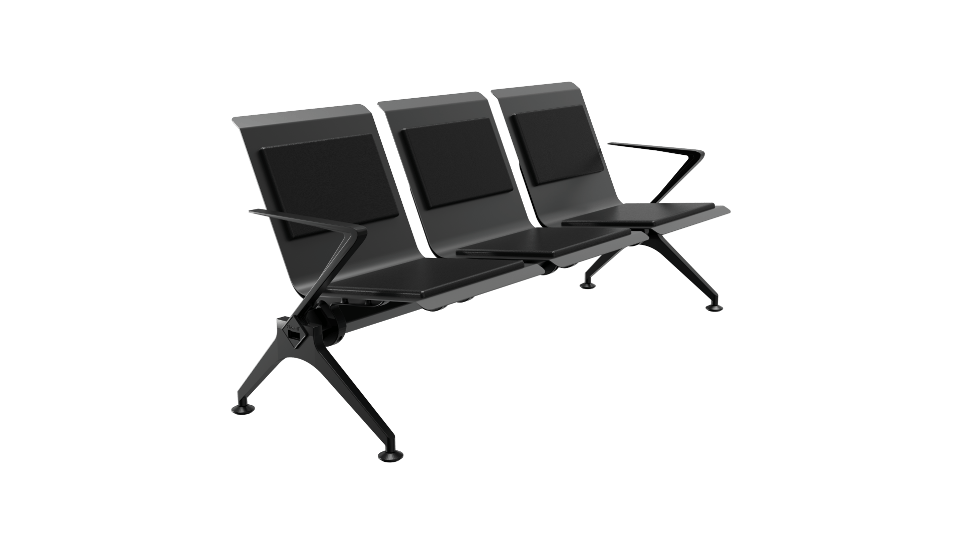 FERRGIO İkili Kollu Ara Sehpalı Bekleme Koltuğu | Fonksiyonel Terminal Bankı | Gasell