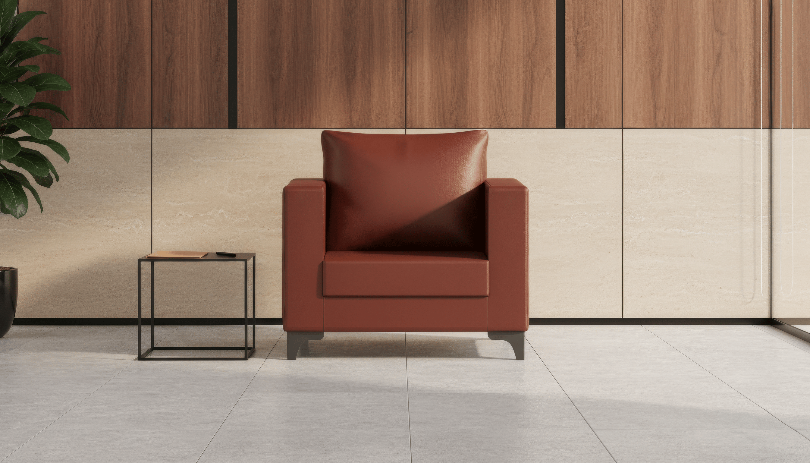 Frame Tekli Kanepe | Modern ve Dayanıklı Tek Kişilik Ofis Koltuğu 