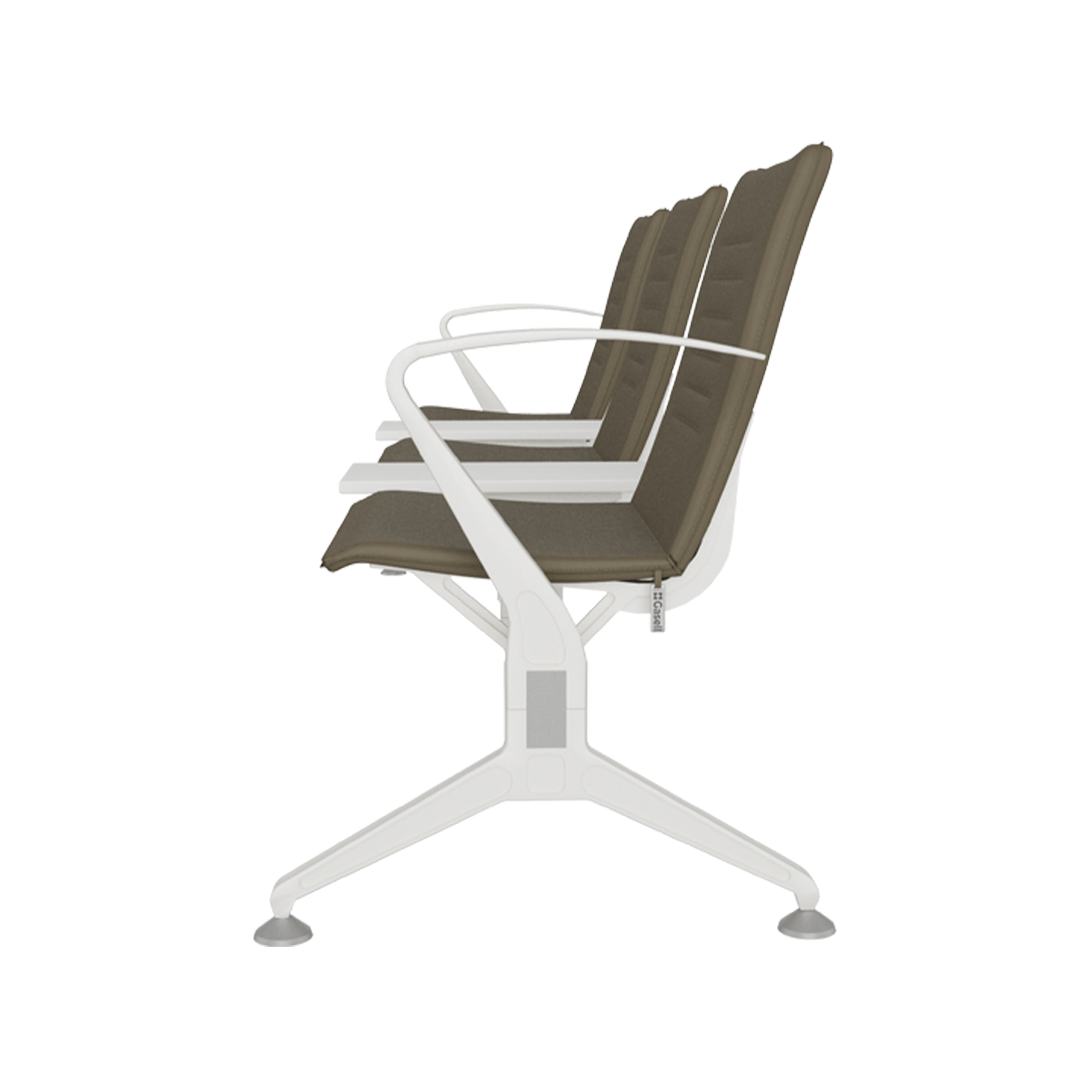 Hub Üçlü Kollu Orta Sehpalı Bekleme Koltuğu