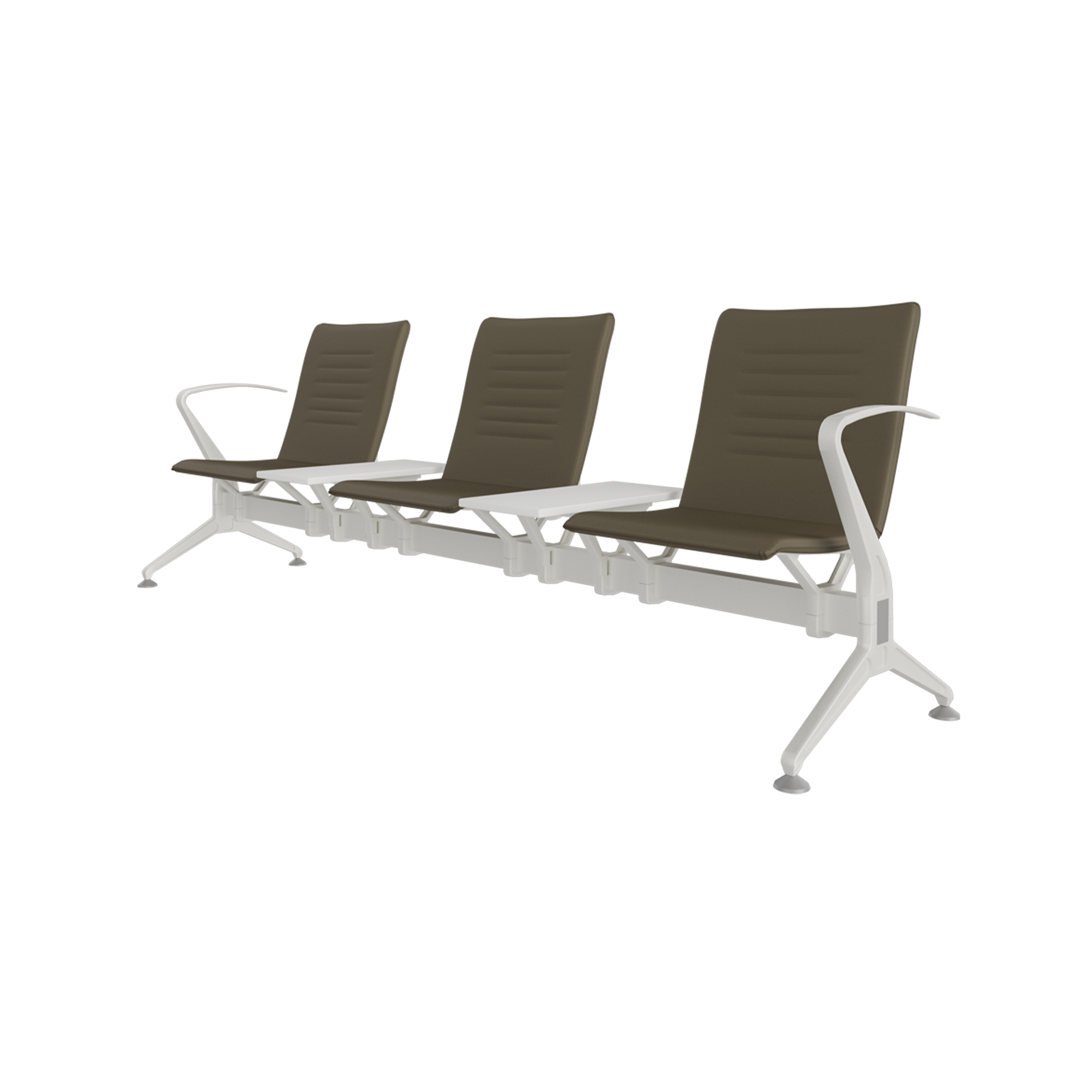 Hub Üçlü Kollu Orta Sehpalı Bekleme Koltuğu