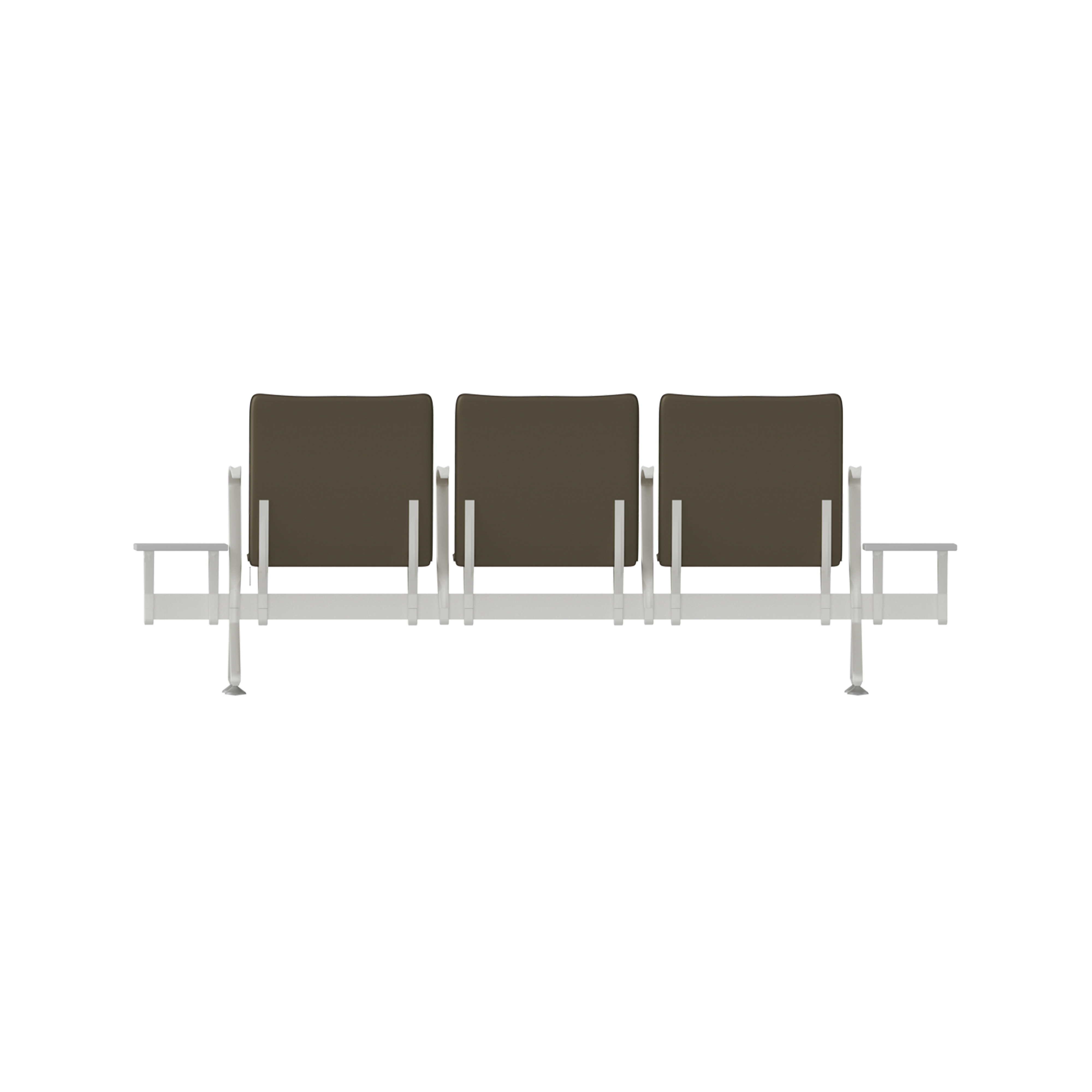 Hub Üçlü Kollu Yan Sehpalı Bekleme Koltuğu