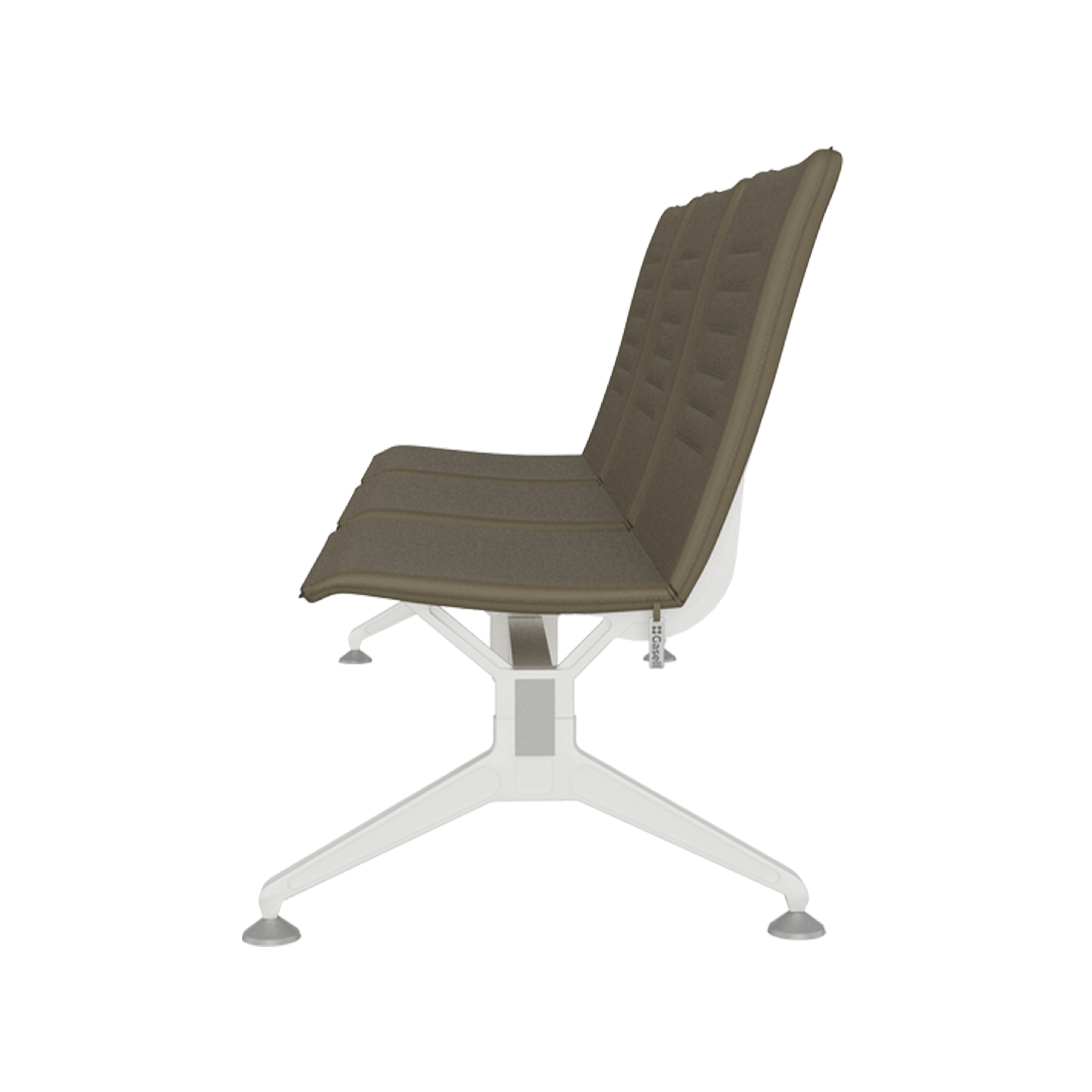 Hub Üçlü Kolsuz Bekleme Koltuğu