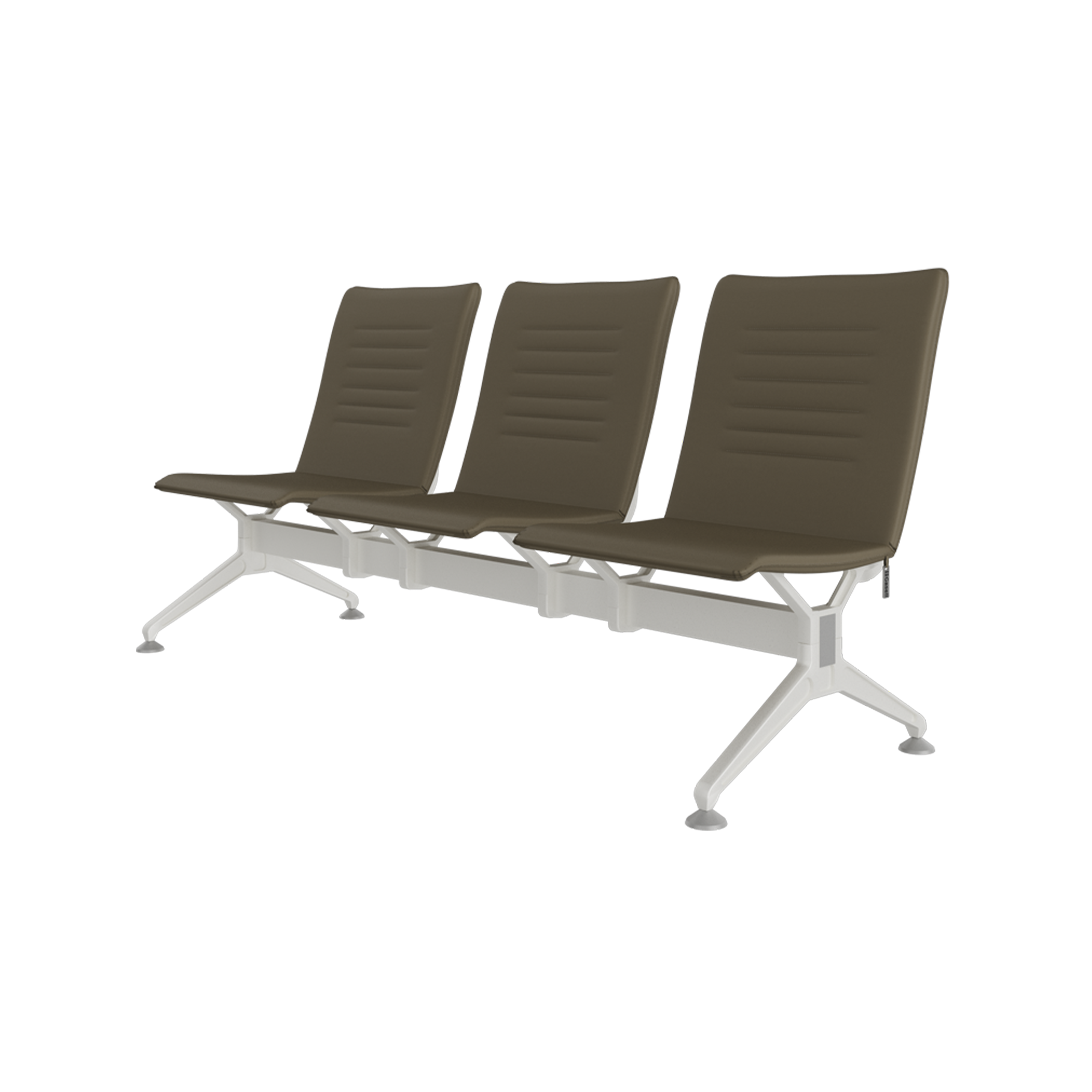 Hub Üçlü Kolsuz Bekleme Koltuğu