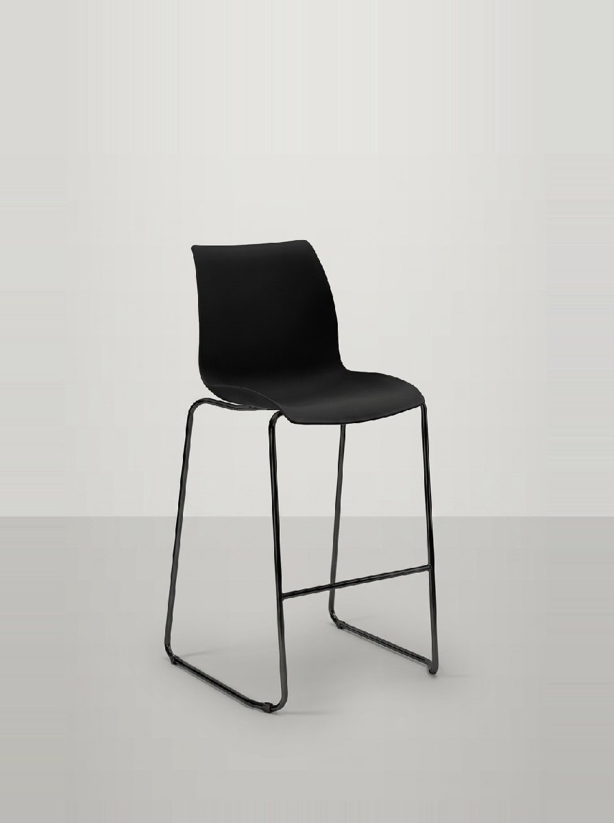 Lido Metal Bar Sandalyesi 75 cm | Metal Ayaklı İstiflenebilir Bar Taburesi | Gasell