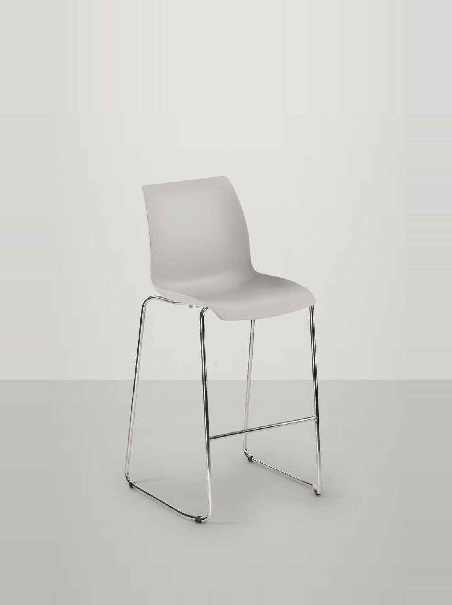 Lido Metal Bar Sandalyesi 75 cm | Metal Ayaklı İstiflenebilir Bar Taburesi | Gasell