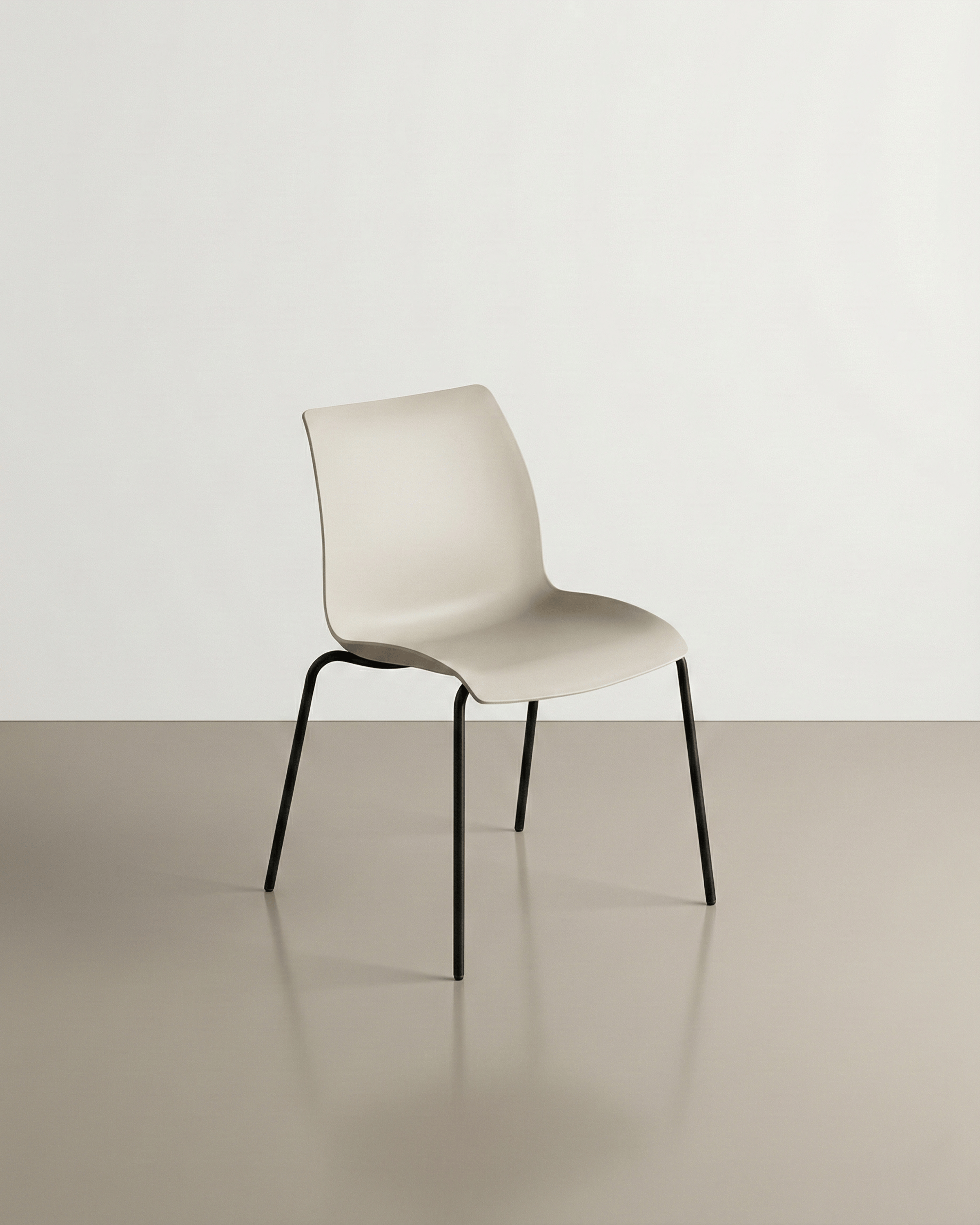 Linea Metal Sandalye | İstiflenebilir Krom & Boyalı Metal Ayaklı Sandalye | Gasell