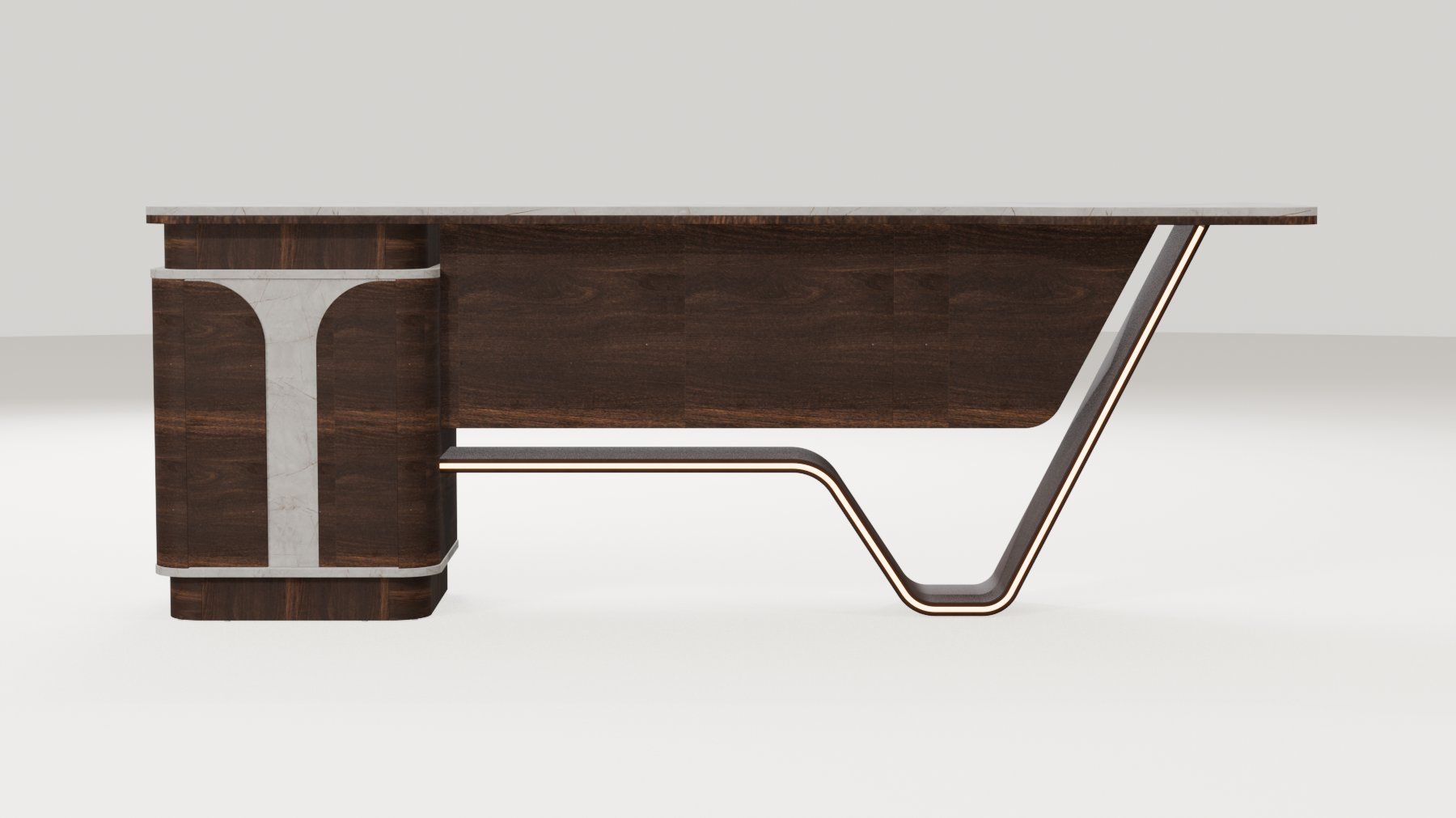 Lumer Yönetici Dolabı 240X57 cm | Gasell