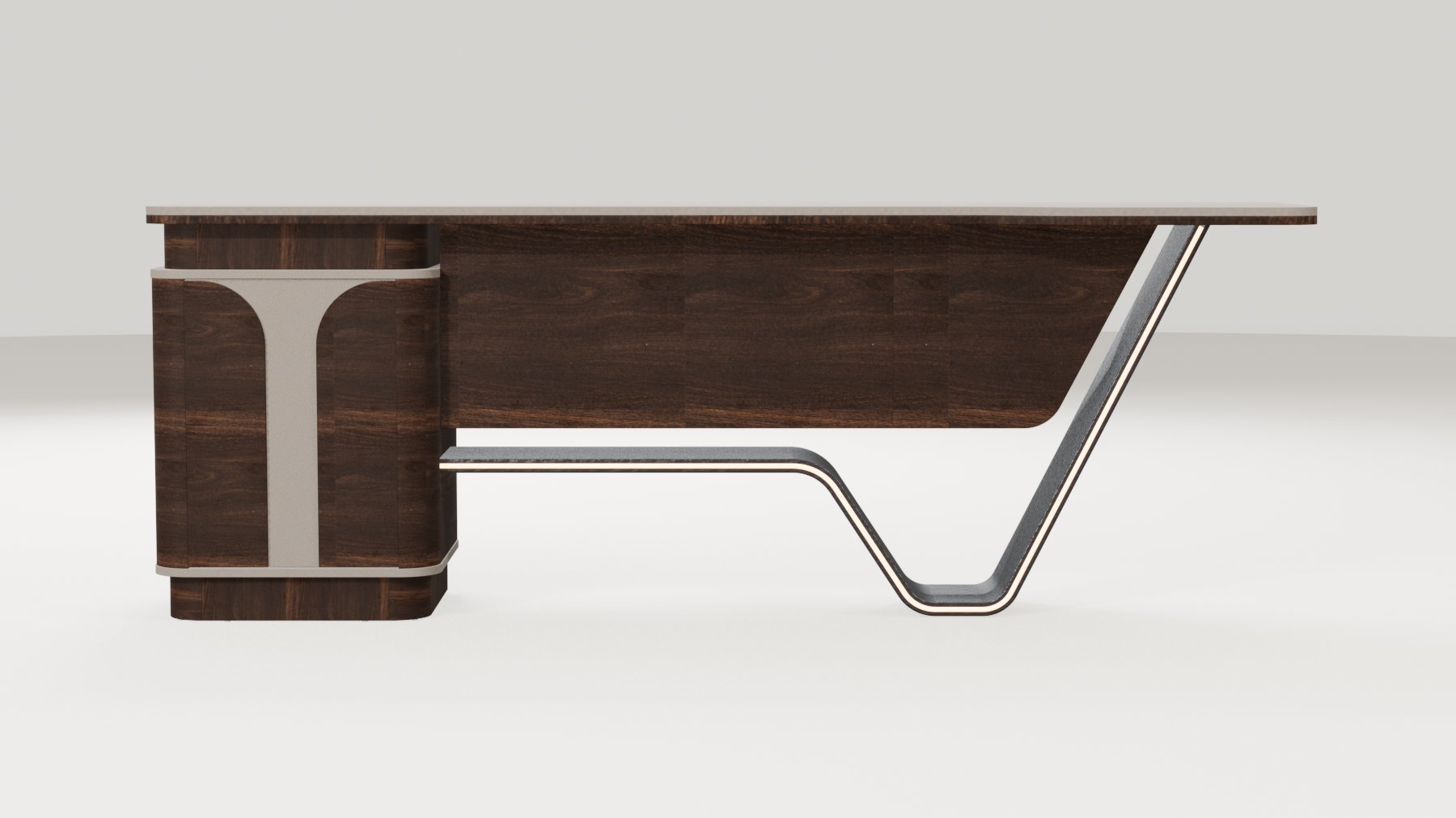 Lumer Yönetici Dolabı 240X57 cm | Gasell