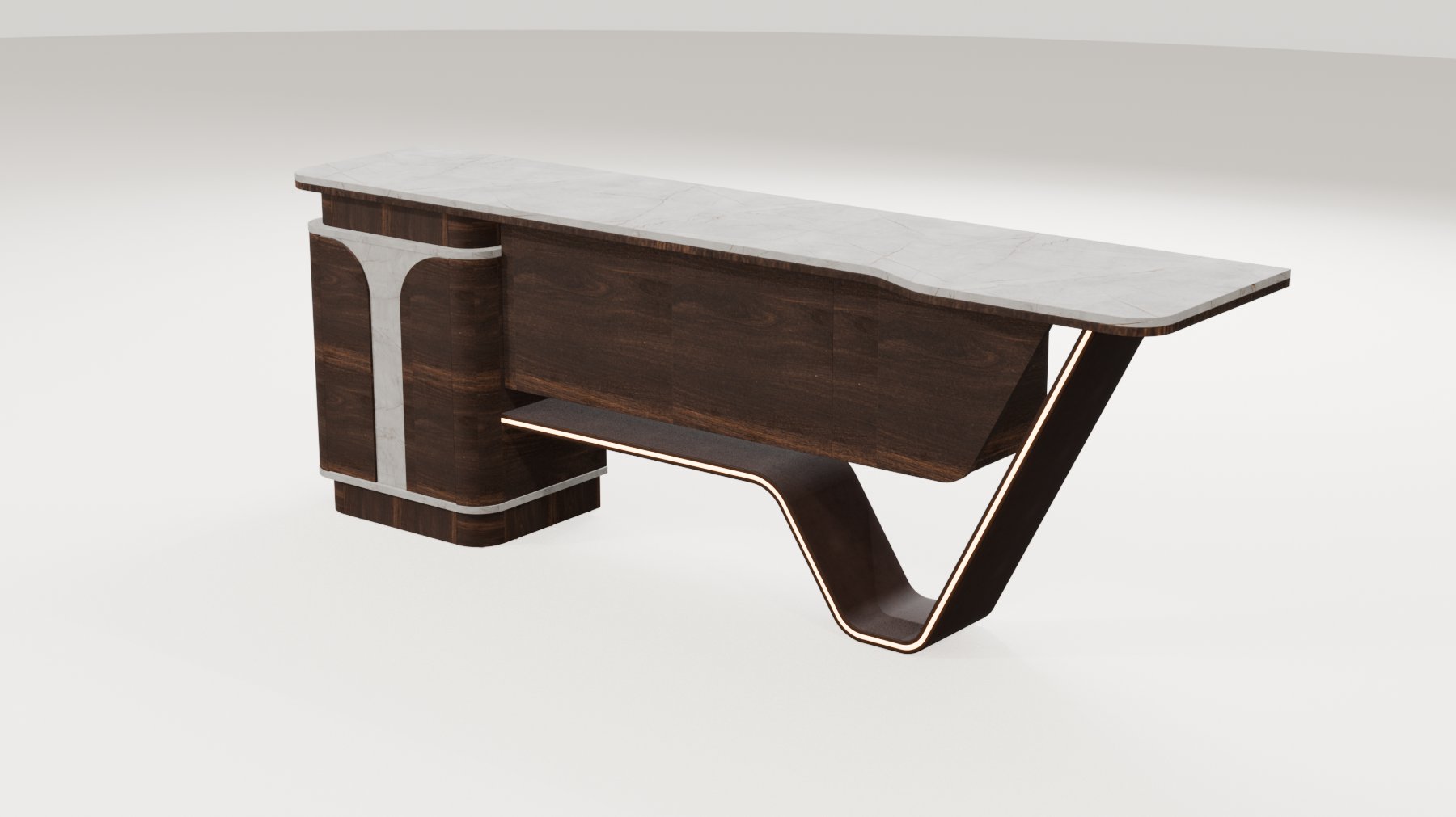 Lumer Yönetici Dolabı 240X57 cm | Gasell
