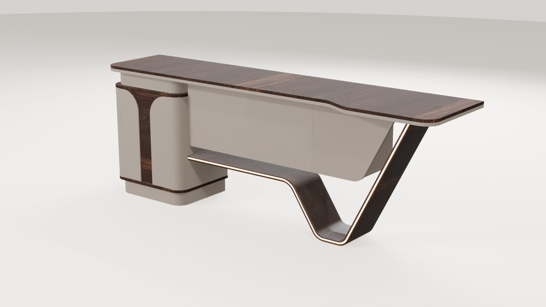 Lumer Yönetici Dolabı 240X57 cm | Gasell