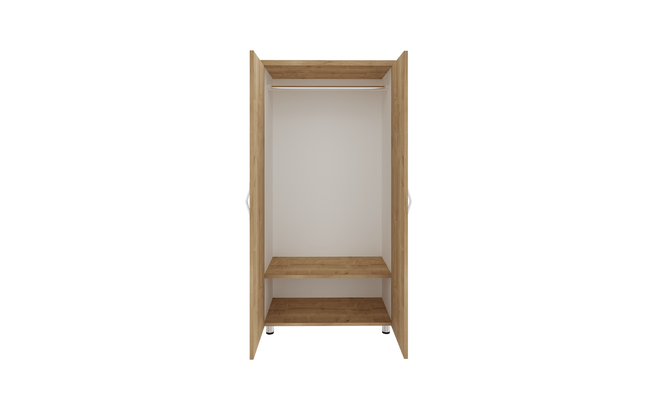 Mio İkili Elbise Dolabı Tek Raflı