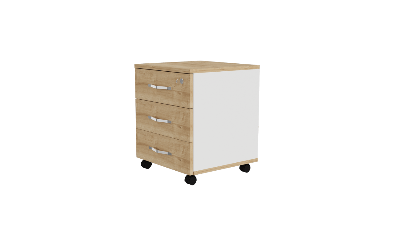 Nivo Üç Çekmeceli Hareketli Keson