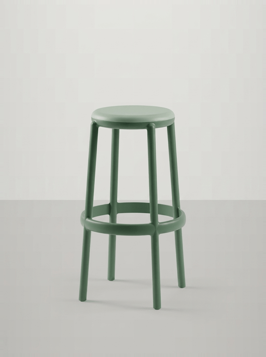 Nord Bar Sandalyesi 75 cm | İstiflenebilir Bar Taburesi | Gasell